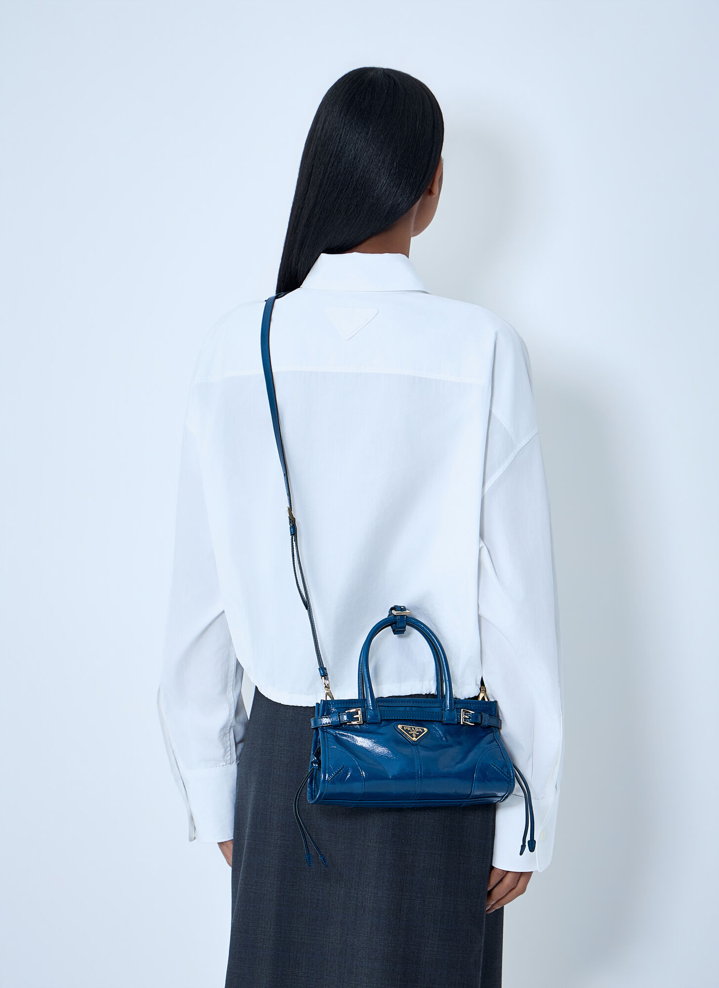  Prada Prada Mini Bonnie Handbag - Frau Handtaschen Blue One Size 