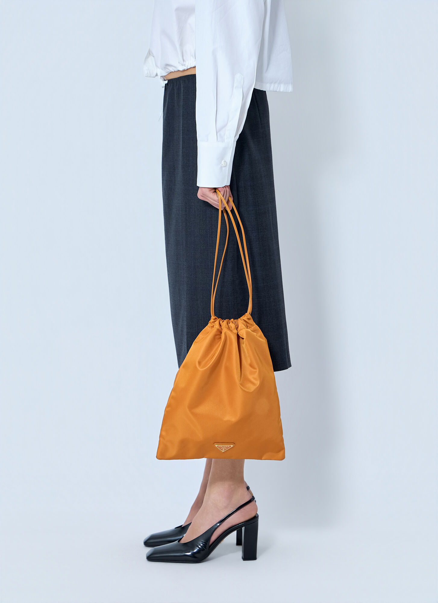  Prada Prada Re-nylon Wish Pouch - Frau Handtaschen Orange One Size 