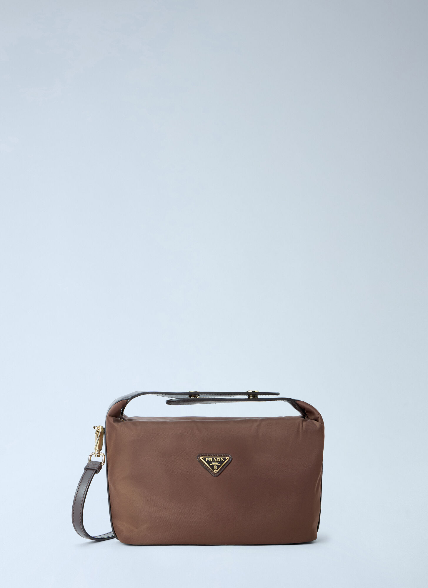 Prada Women's Brown Re-Nylon Chérie Mini Handbag - Woman Handbags One Size