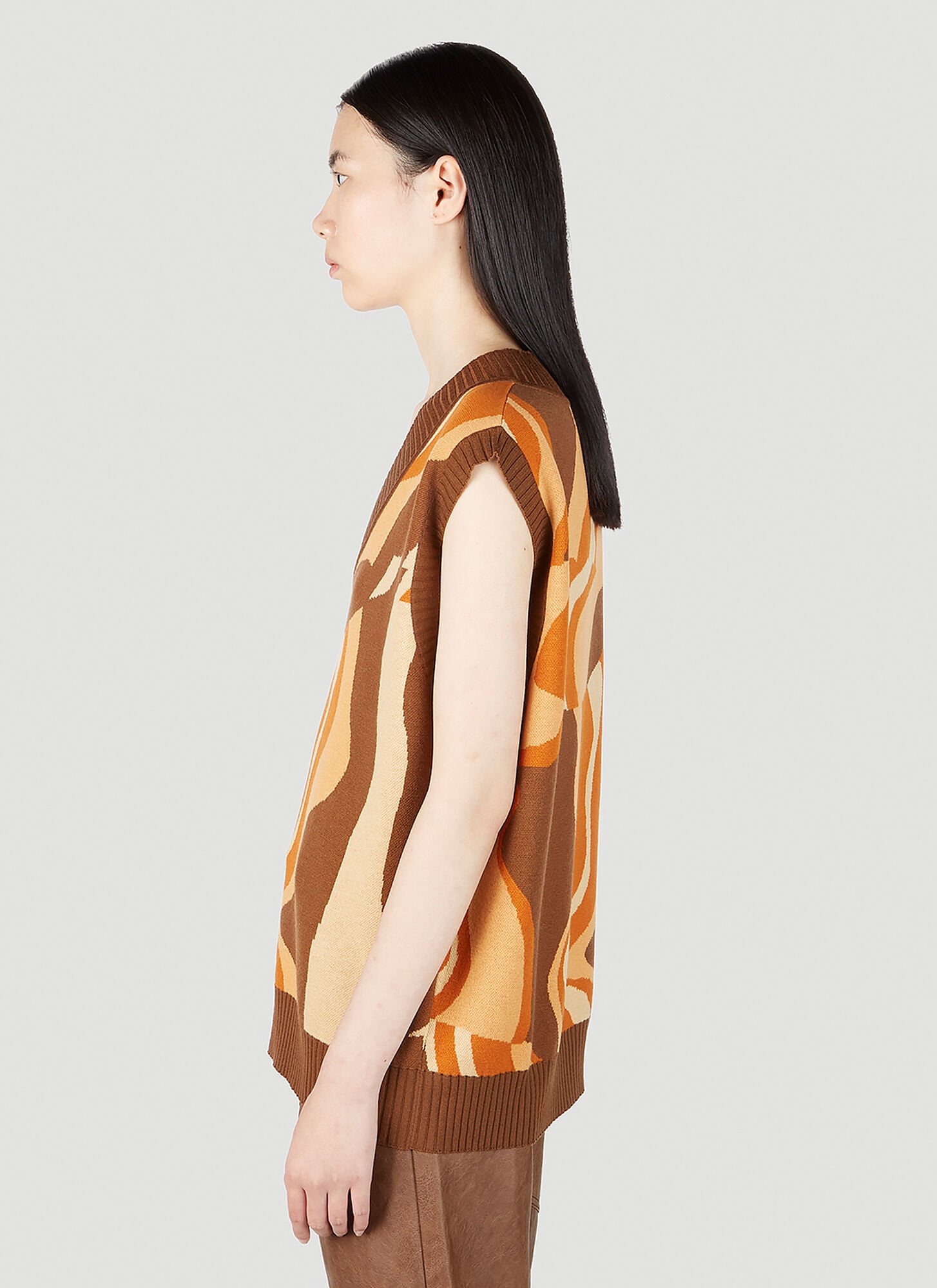  Rejina Pyo Rejina Pyo Frida Sleeveless Sweater - Frau Strick Brown S 