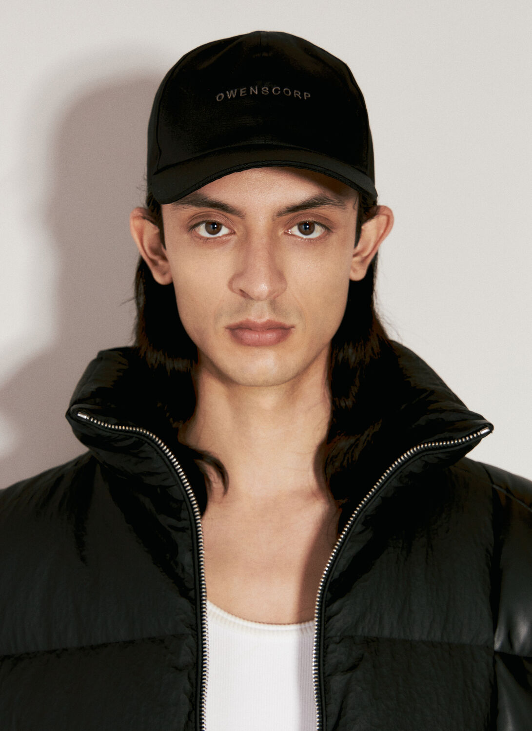 Rick Owens Logo Embroidered Snapback Baseball Cap In Black