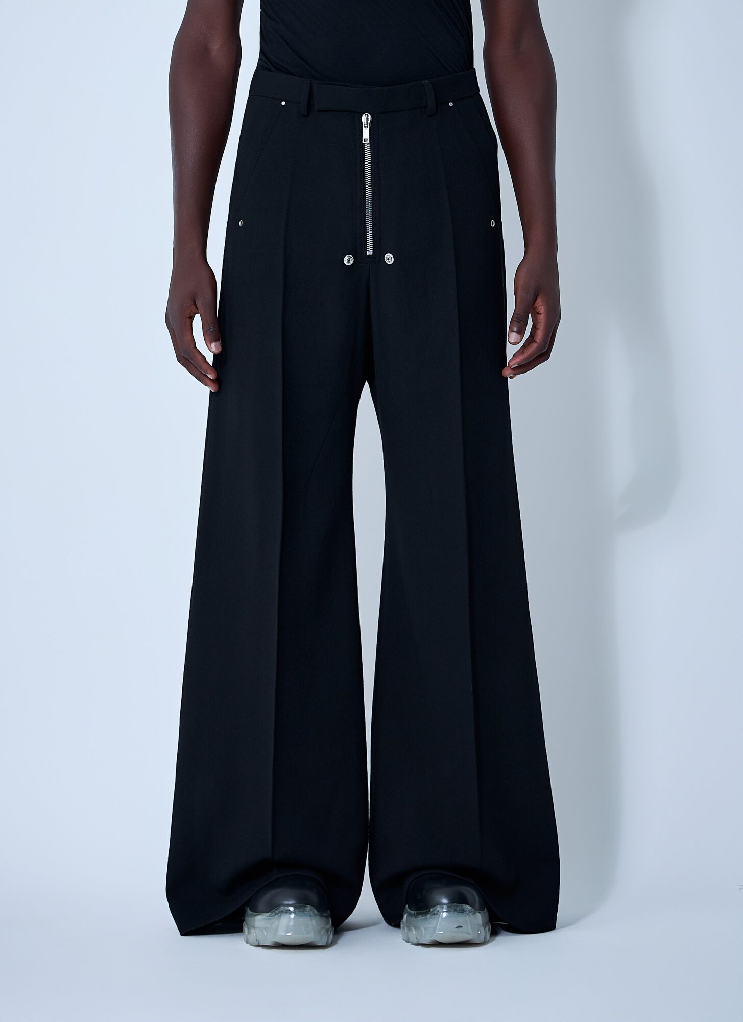 Rick Owens Tailored Wide Bela Pants - Mann Hosen Black Eu - 54