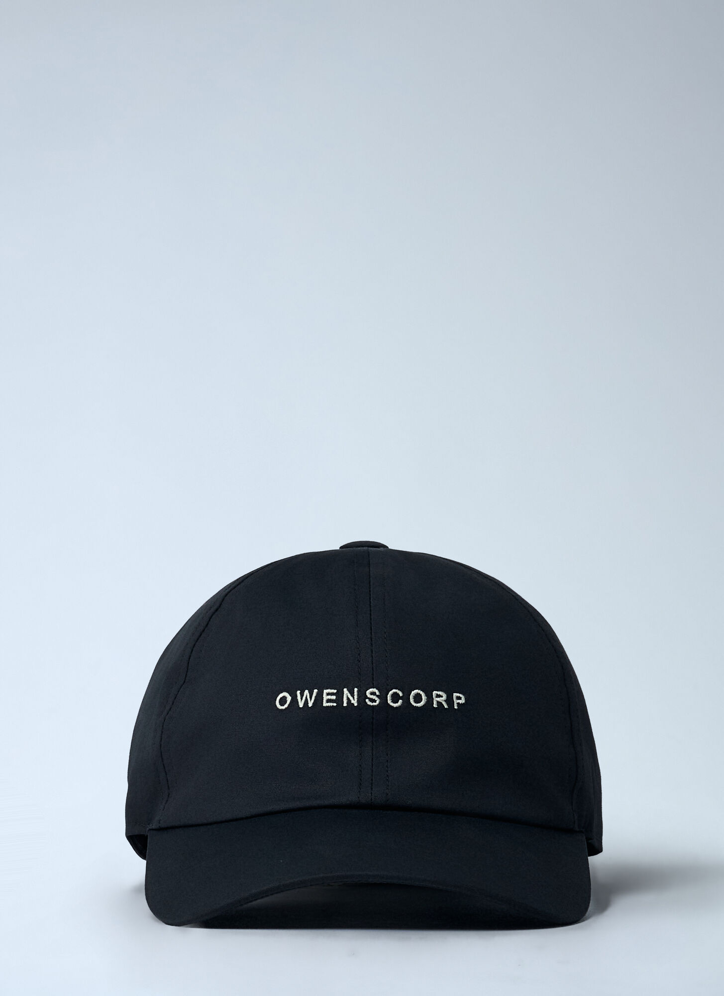 Rick Owens Rick Owens Logo Motif Baseball Cap - Man Hats Black S　Rick Owens ロゴモチーフ ベースボール キャップ - マンハット ブラック S