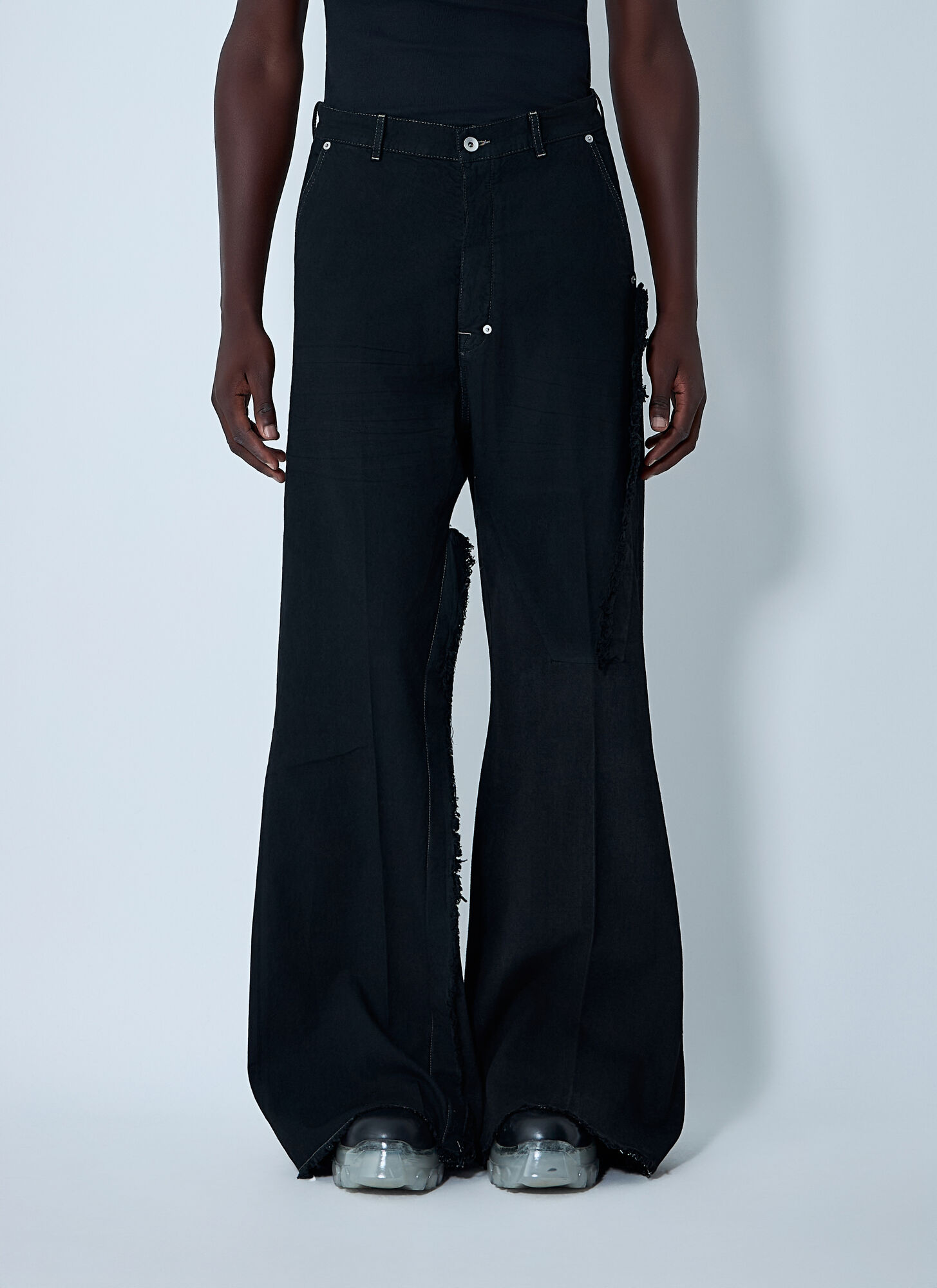 Rick Owens Joris Jeans - Man Jeans Black 32　Rick Owens Joris ジーンズ - マン ジーンズ ブラック 32 Rick