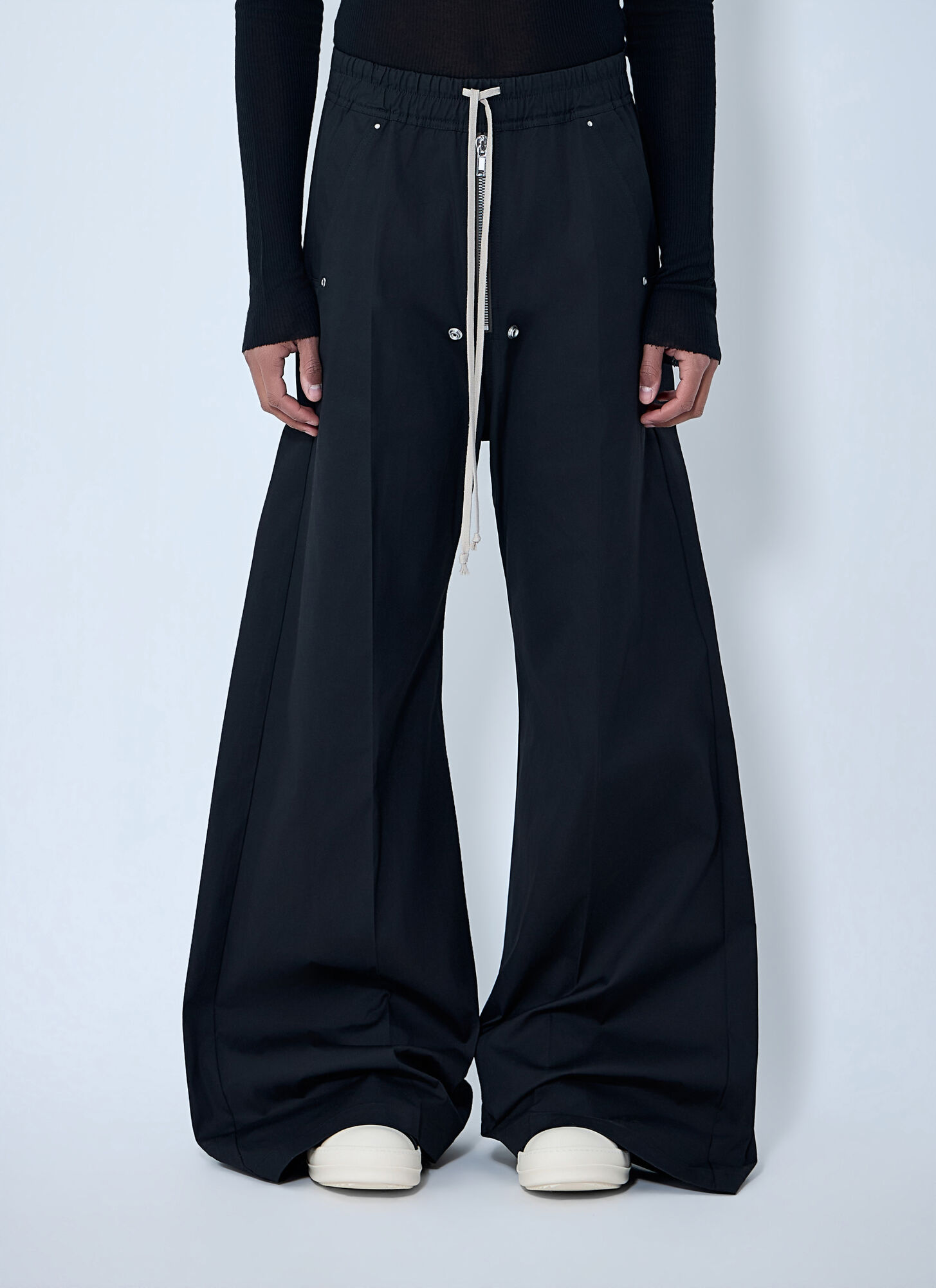 Rick Owens Uomo Nero Bela Pants - Immagine 2