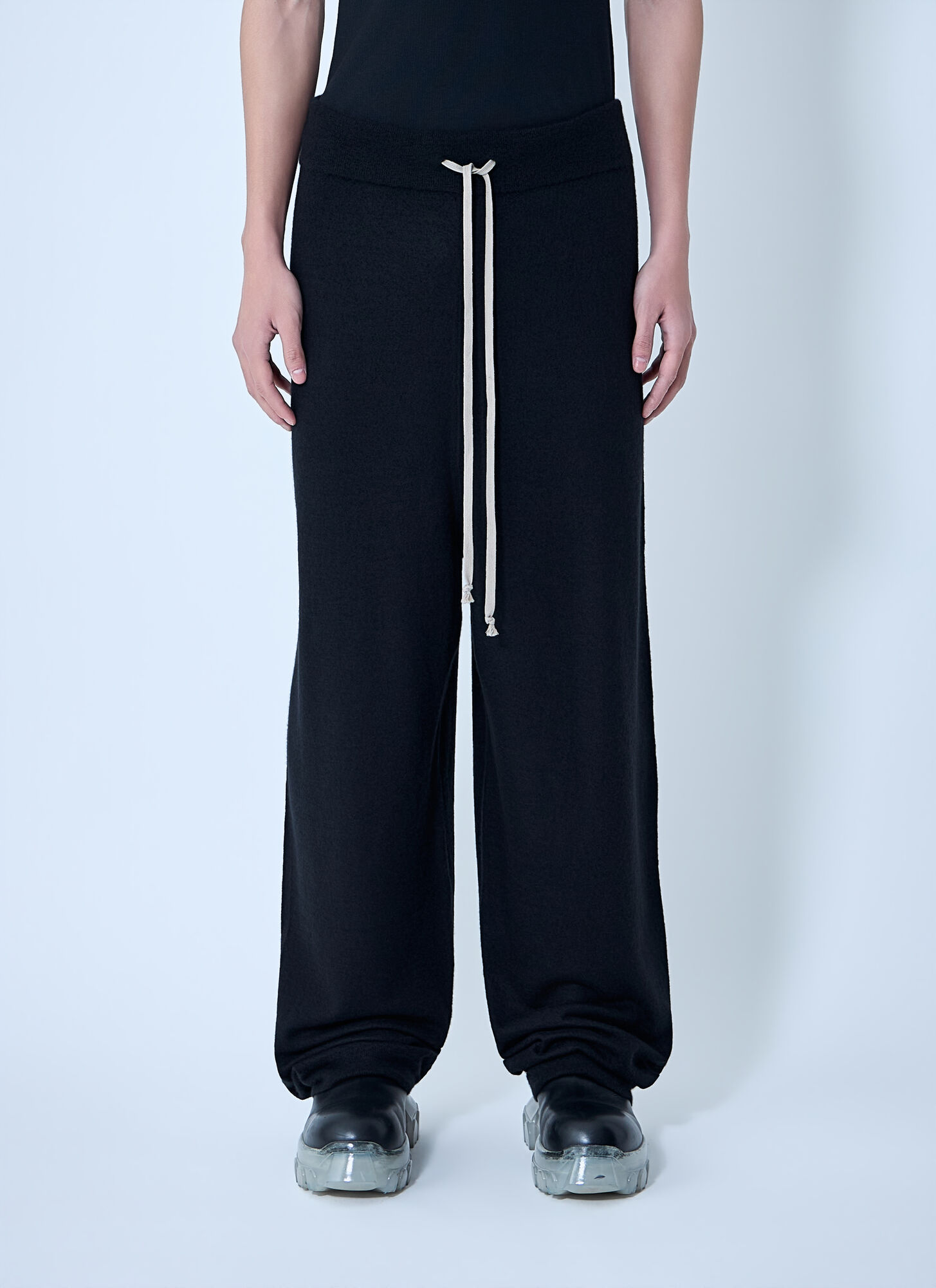 Rick Owens Uomo Nero Pantaloni, L, New, - Immagine 2