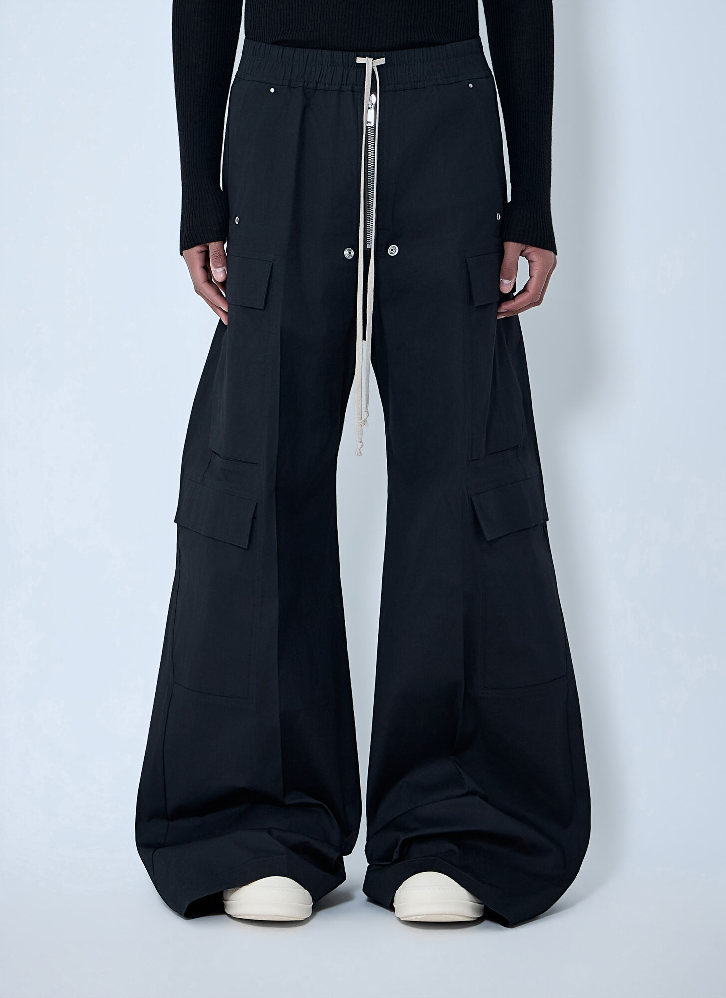 Rick Owens Men's Black Cargobelas Pants - Man Pants It - 50