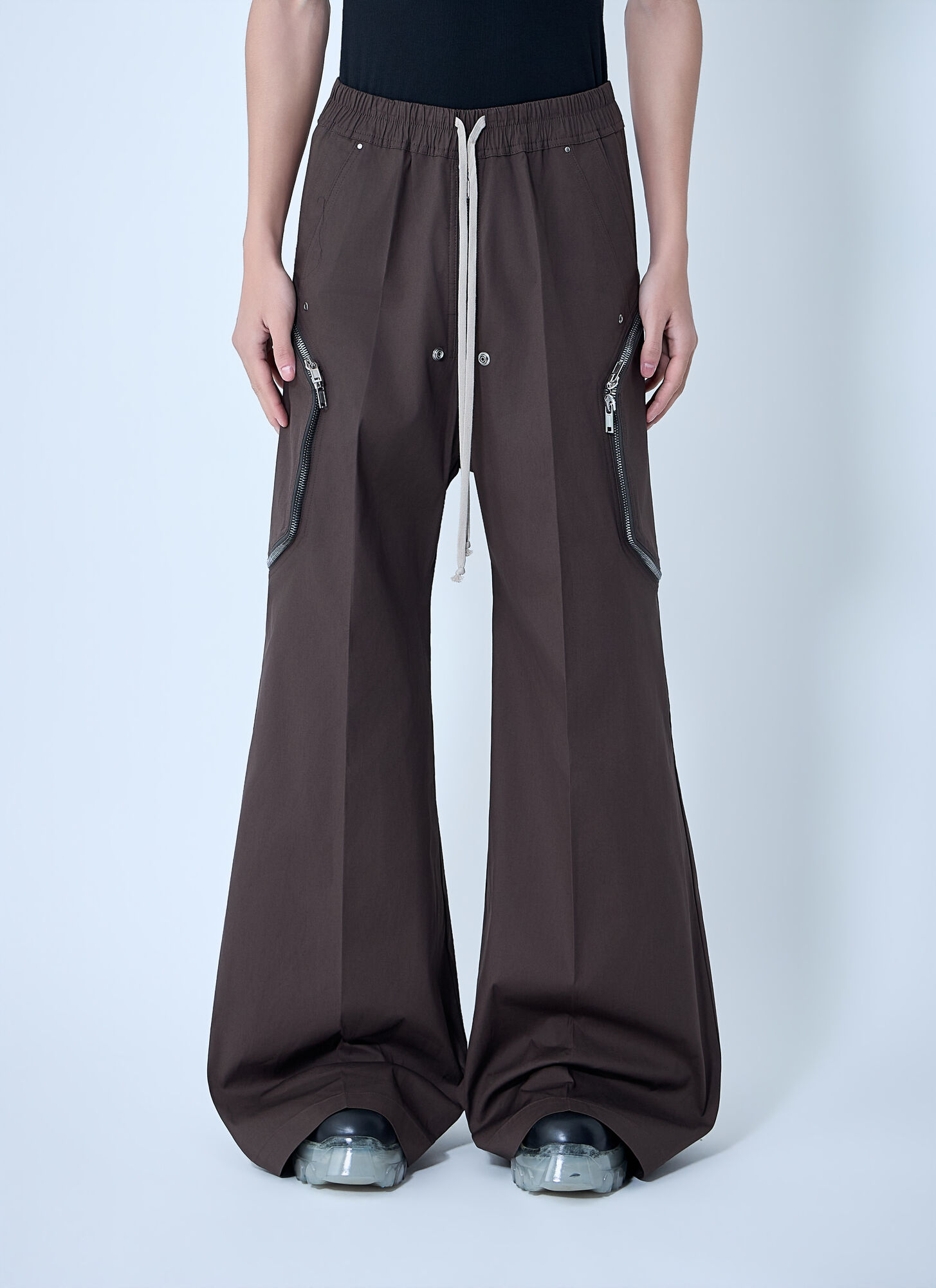 Rick Owens Men's Brown Heizer Belas Pants - Man Pants It - 48
