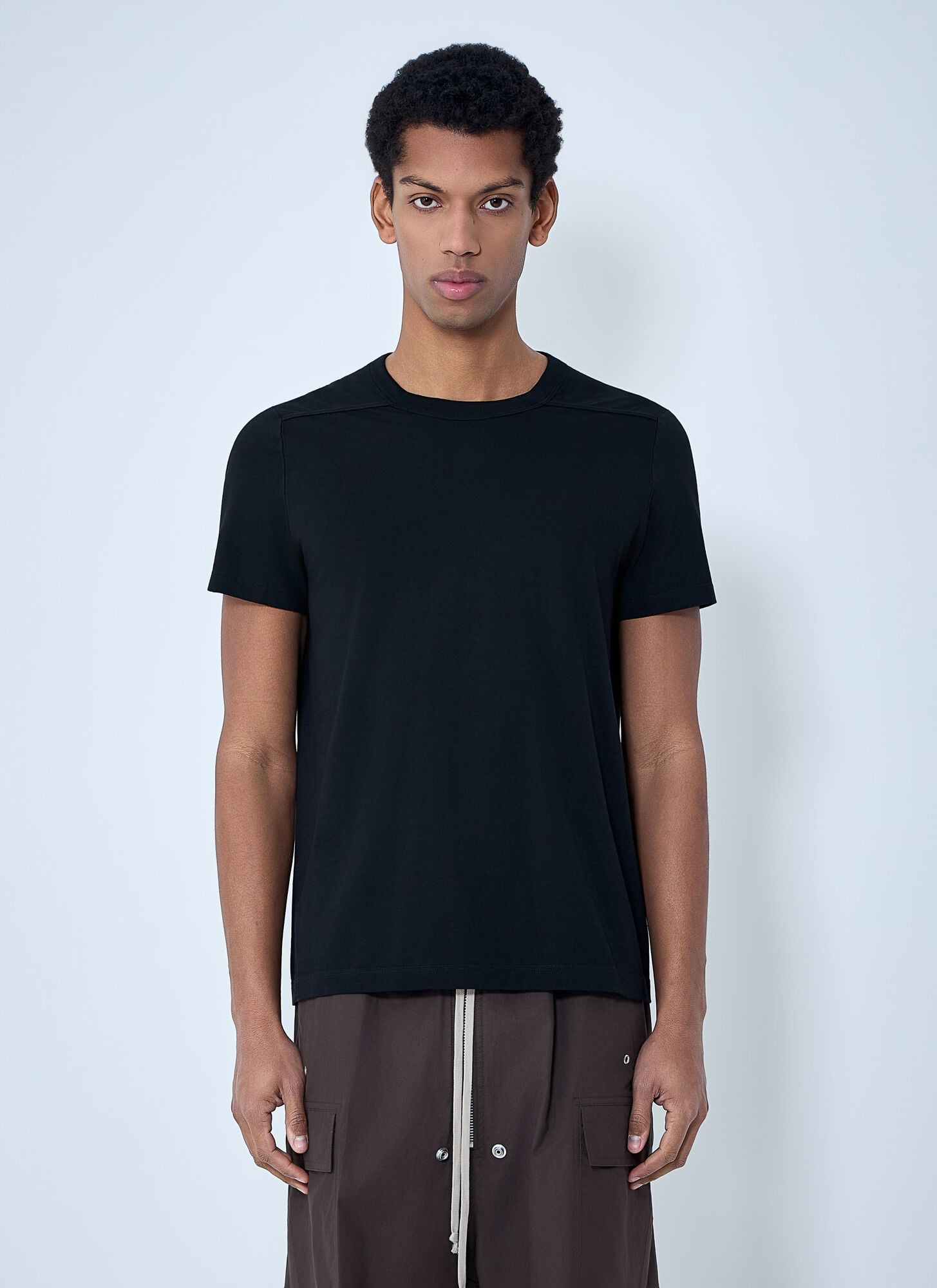 Rick Owens Men's Black Level T-Shirt - Man T-Shirts Xl