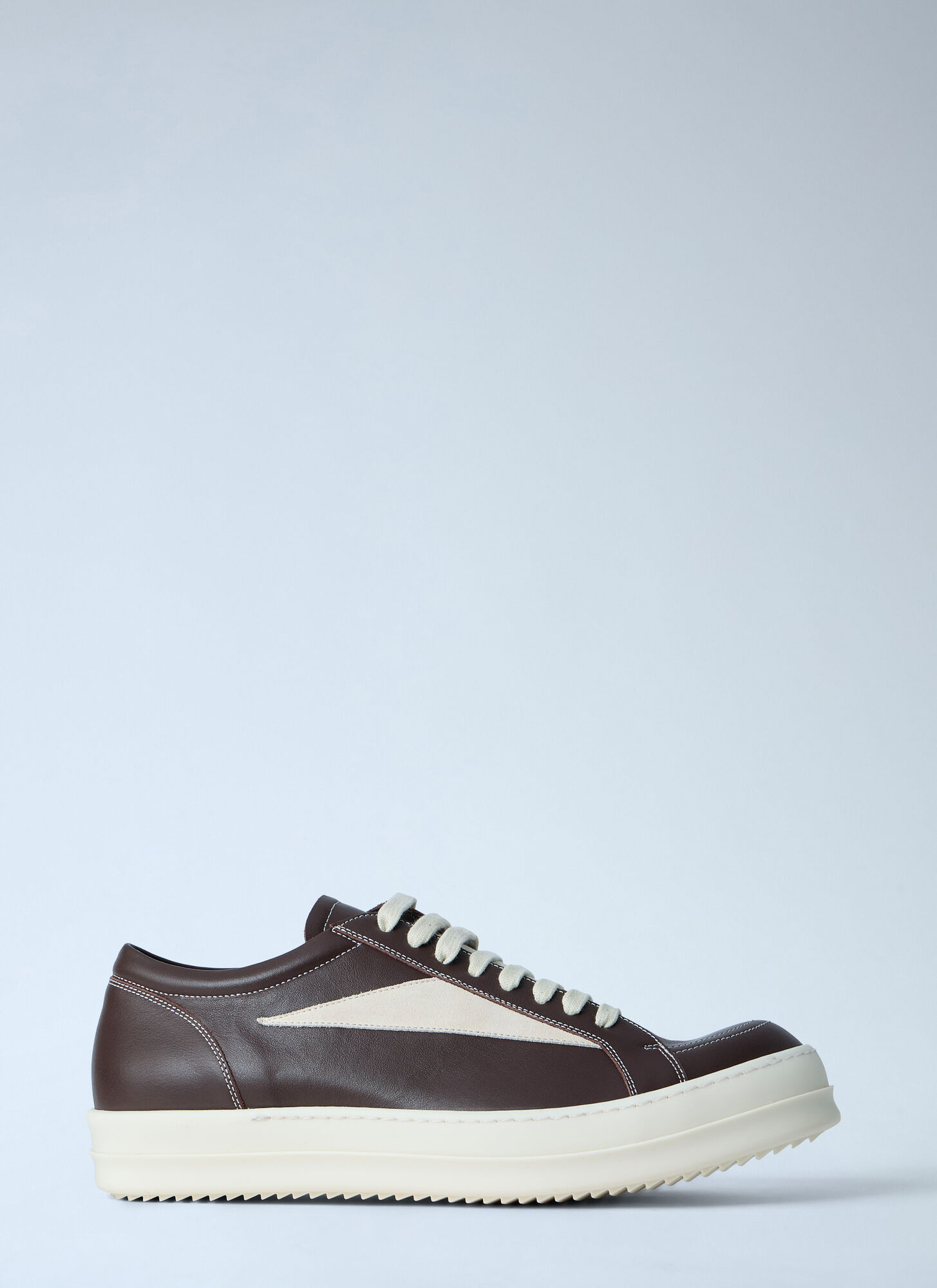 Rick Owens Men's Brown Vintage Sneakers - Man Sneakers Eu - 43