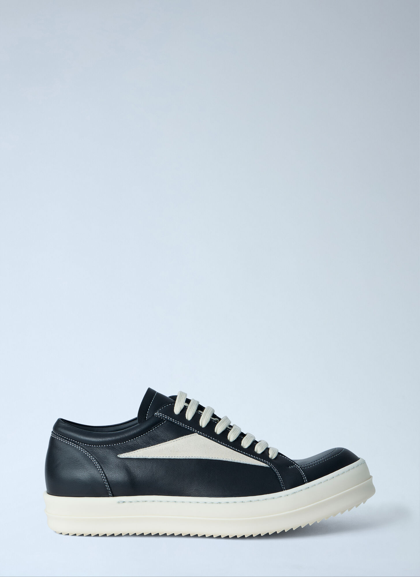Rick Owens Men's Black Vintage Sneakers - Man Sneakers Eu - 46