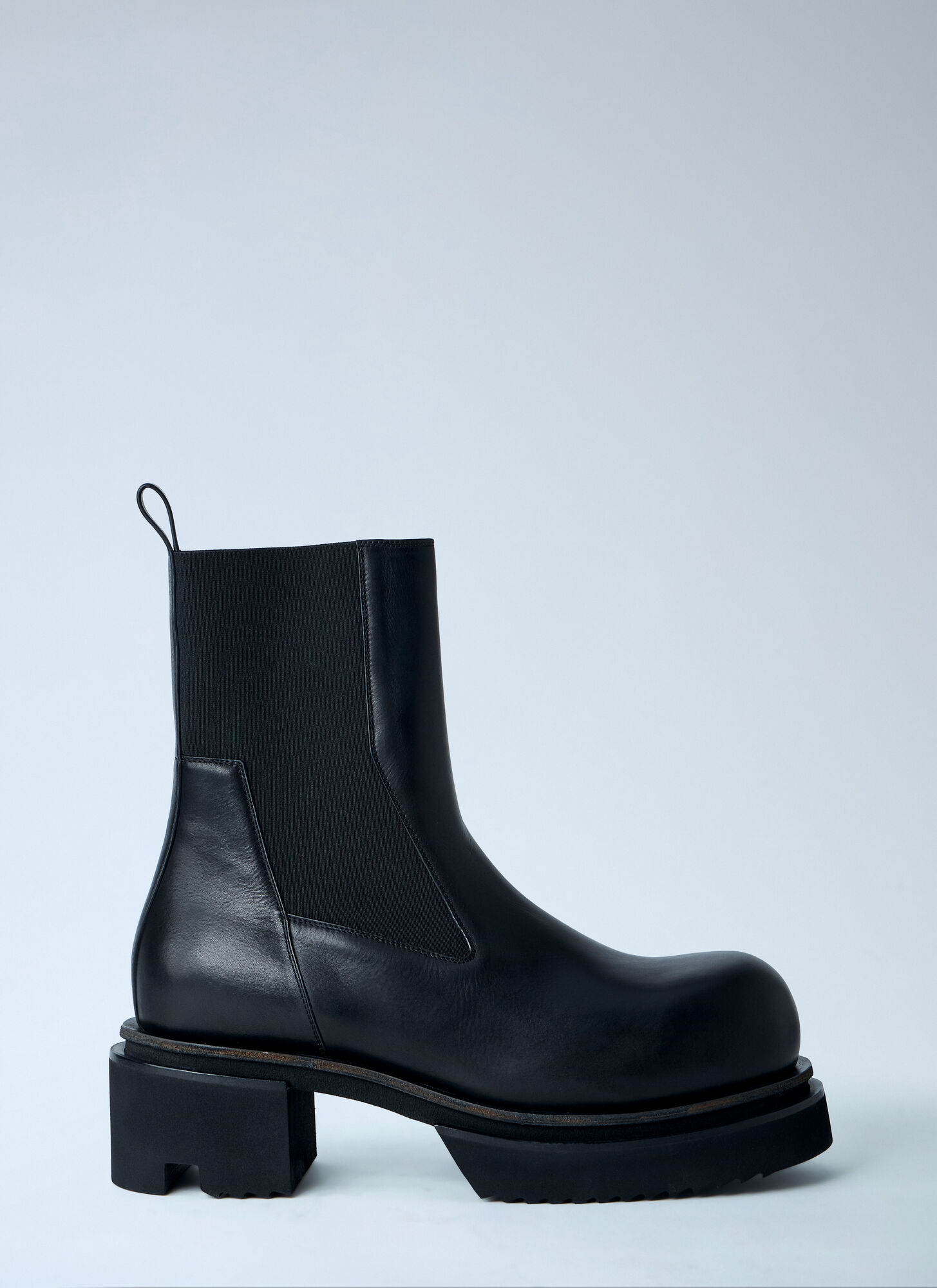 Rick Owens Men's Black Beatle Bogun Boots - Man Boots Eu - 44