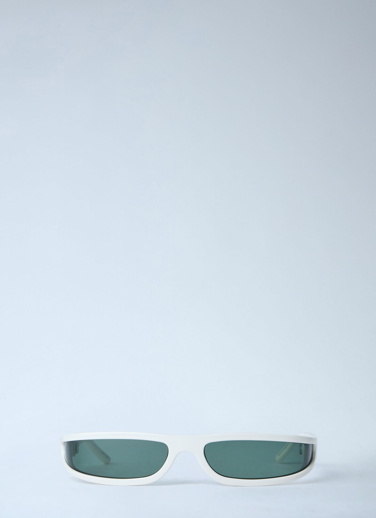 Rick Owens Rick Owens Fog Sunglasses - Man Sunglasses White One Size　Rick Owens フォグ サングラス - 男性サングラス ホワイト フリー サイズ