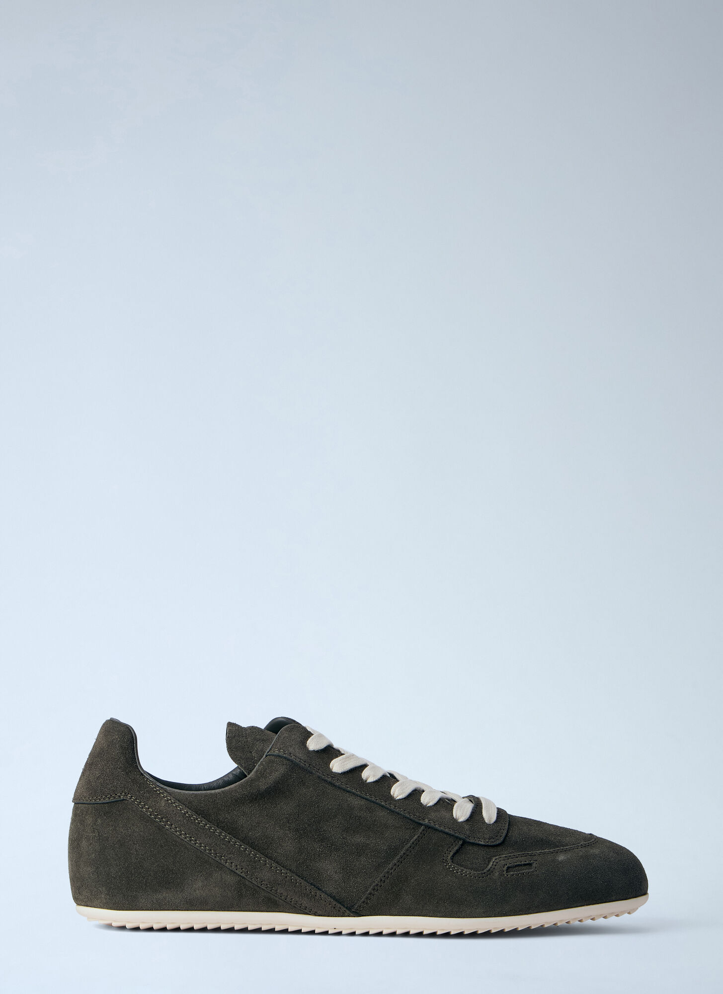 Rick Owens Men's Dark Green Minimal Sneakers - Man Sneakers Eu - 45