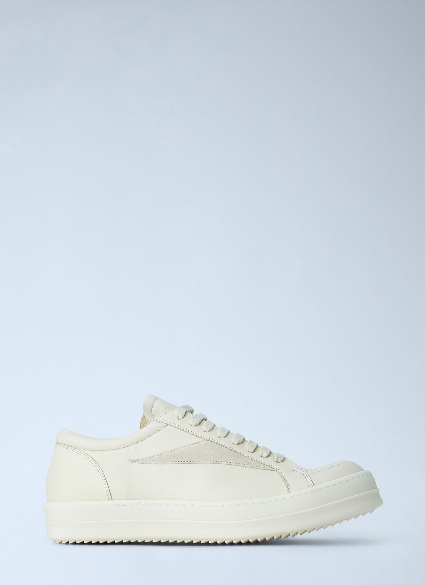 Rick Owens Men's Cream Vintage Sneakers - Man Sneakers Eu - 41