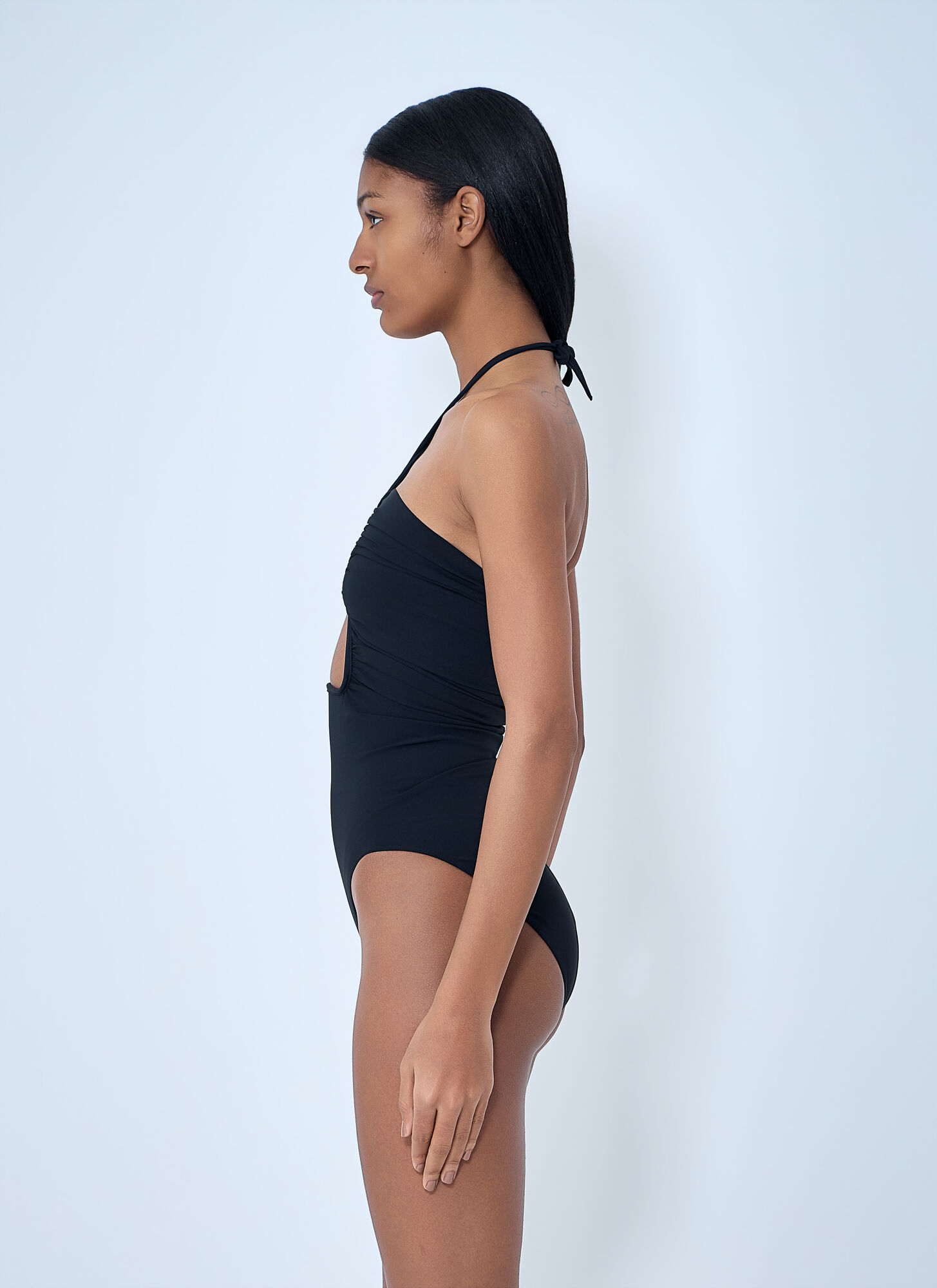  Rick Owens Rick Owens Prong Swimsuit - Frau Bademode Black It - 40 
