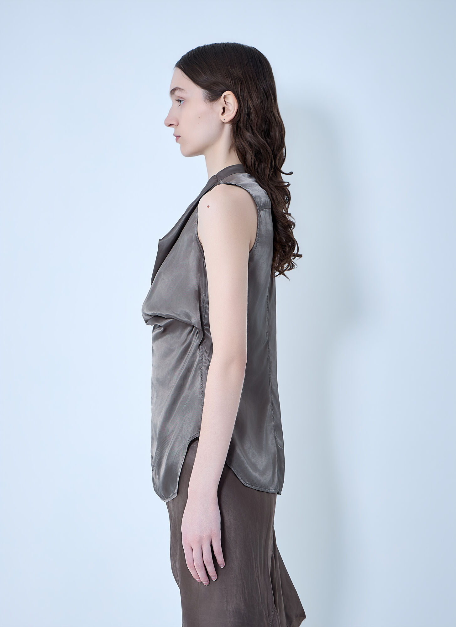  Rick Owens Rick Owens Island Top - Frau Tops Grey It - 40 