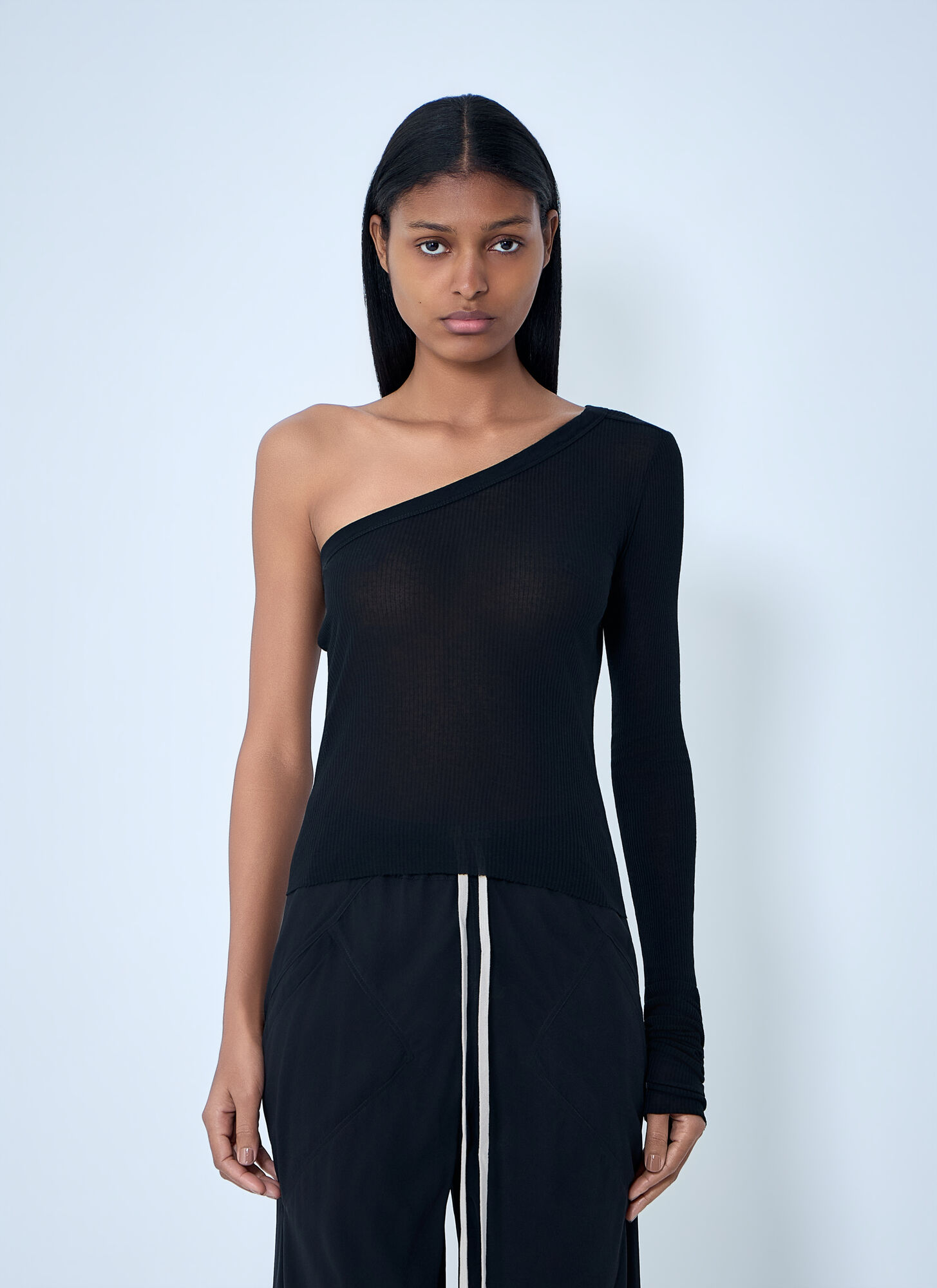 Rick Owens Women's Black Ziggy T-Shirt - Woman Tops It - 44