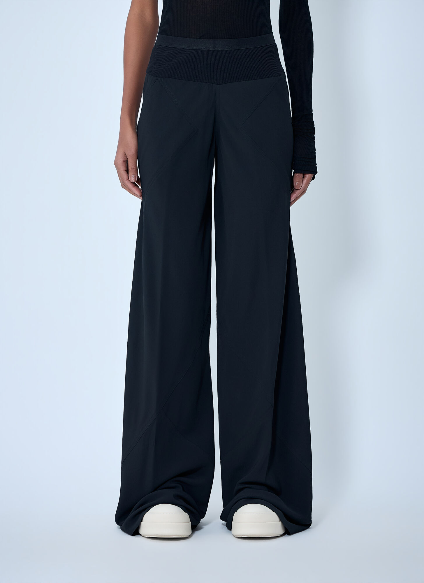 Rick Owens Women's Black Bias Pants - Woman Pants It - 42