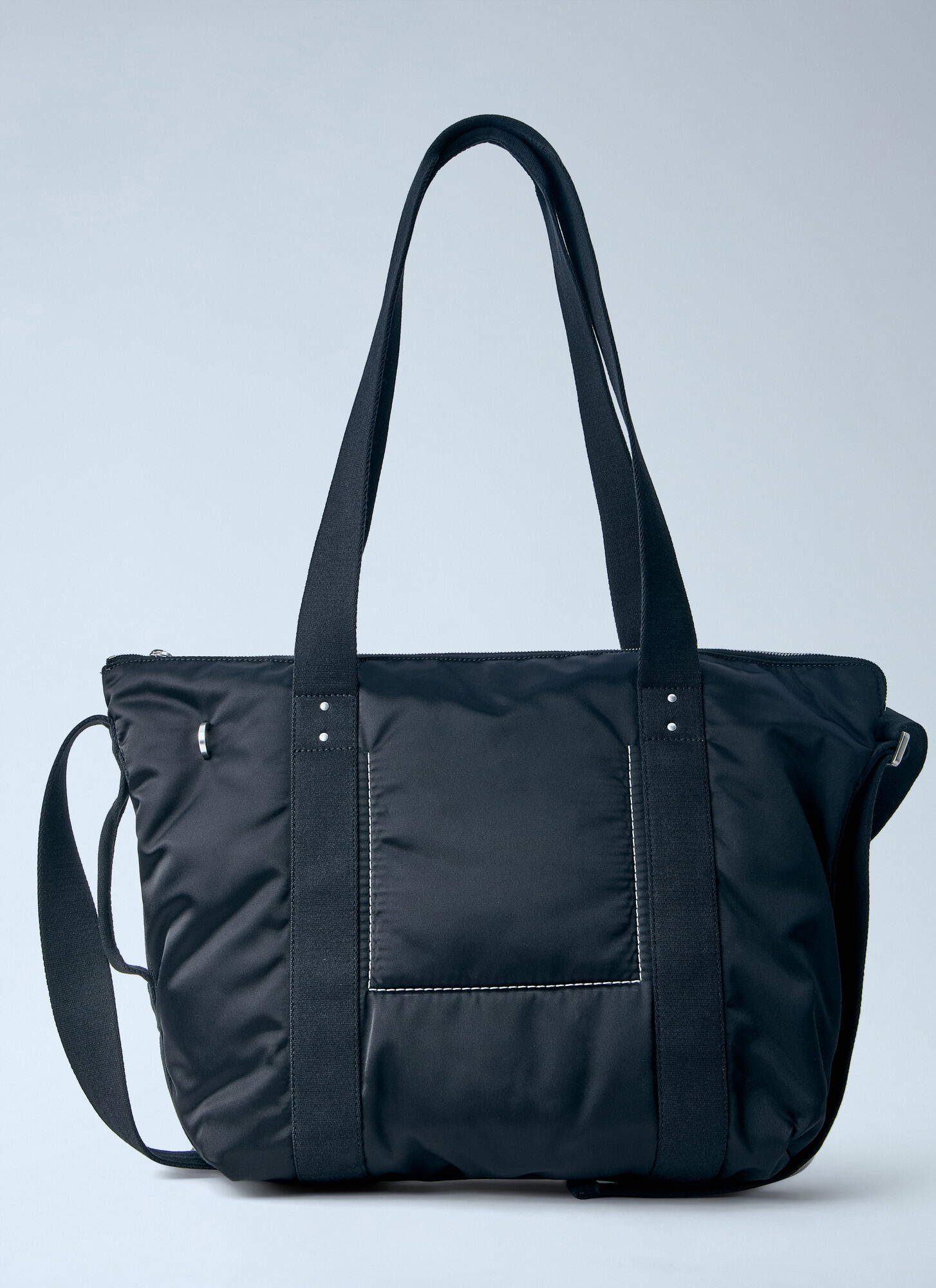 Rick Owens Rick Owens Convertible Nylon Tote Bag - Woman Tote Bags Black One Size　Rick Owens コンバーチブル ナイロン トート バッグ - 女性用トートバッグ ブラック 