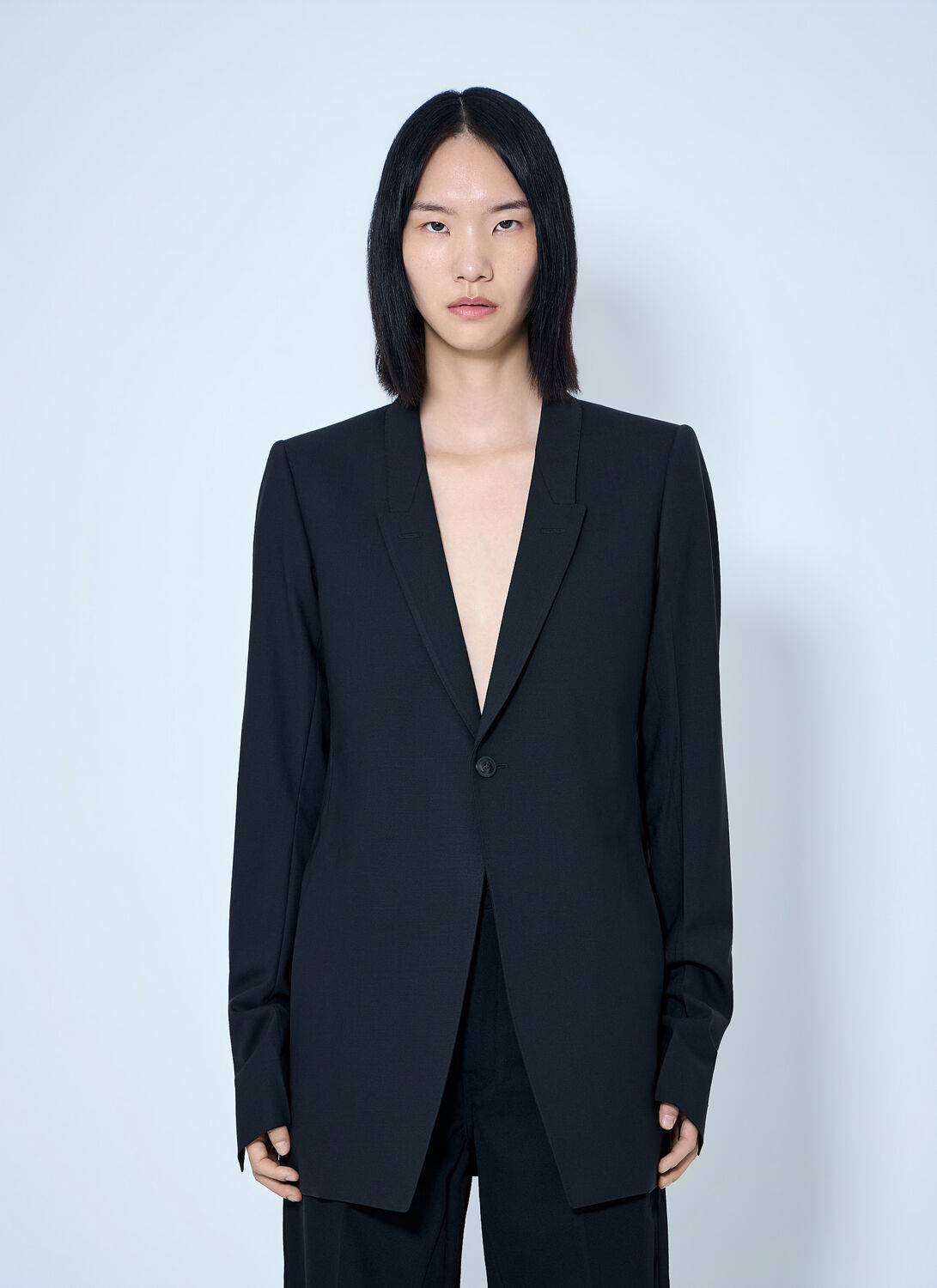 Rick Owens Extreme Soft Blazer In Black