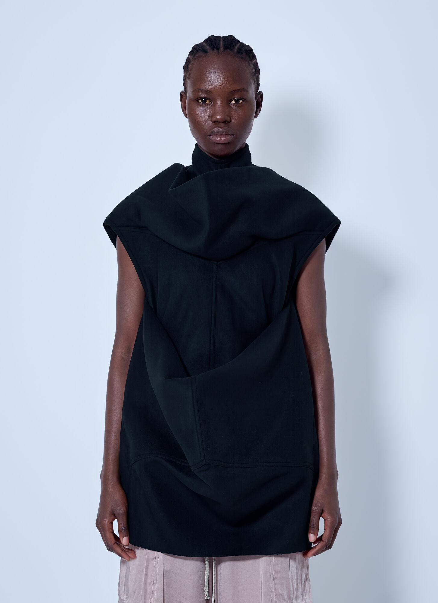 Rick Owens Women's Black Pelican Tunic Top - Woman Tops It - 40