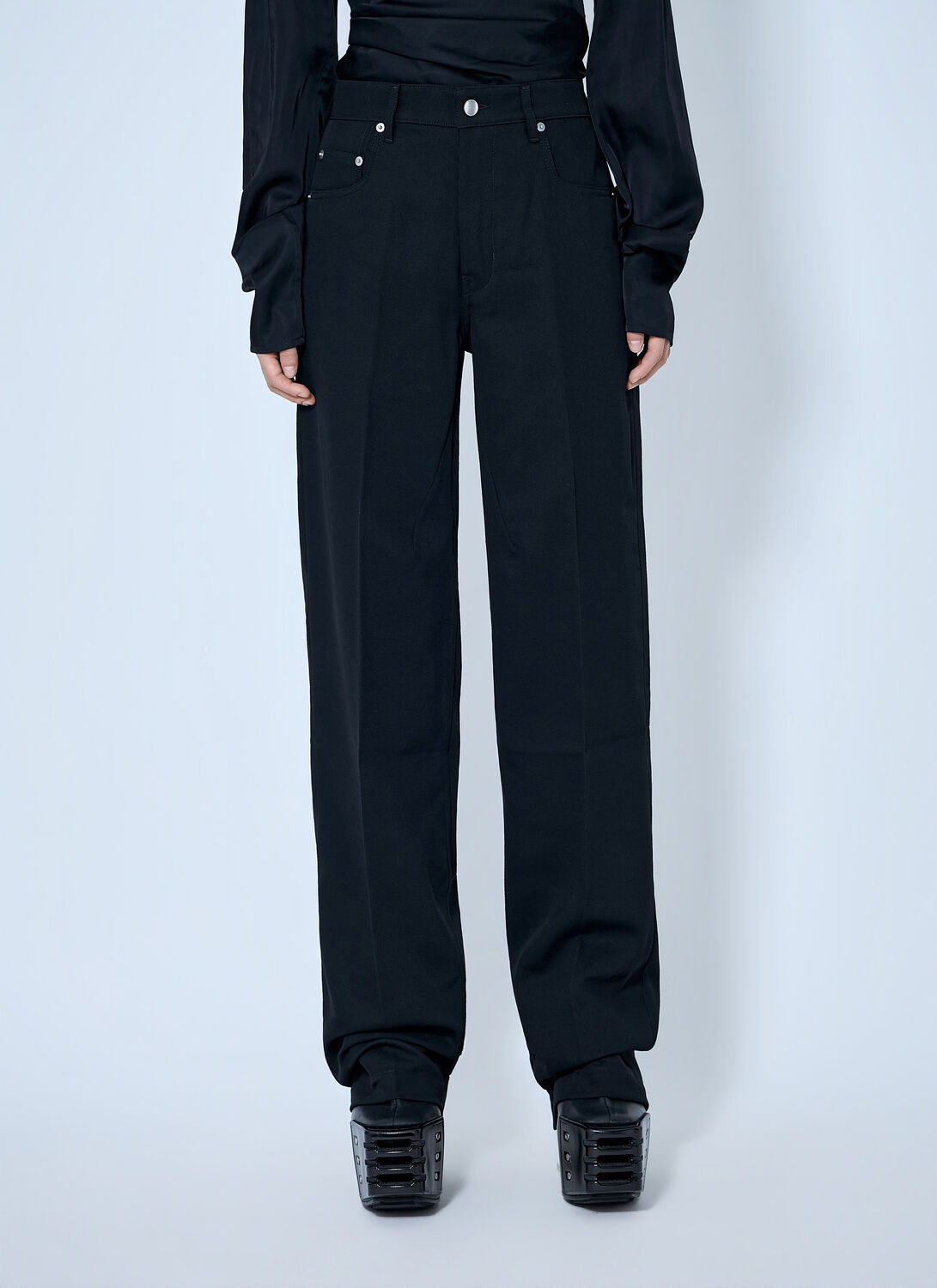 Rick Owens Geth Jeans In Black