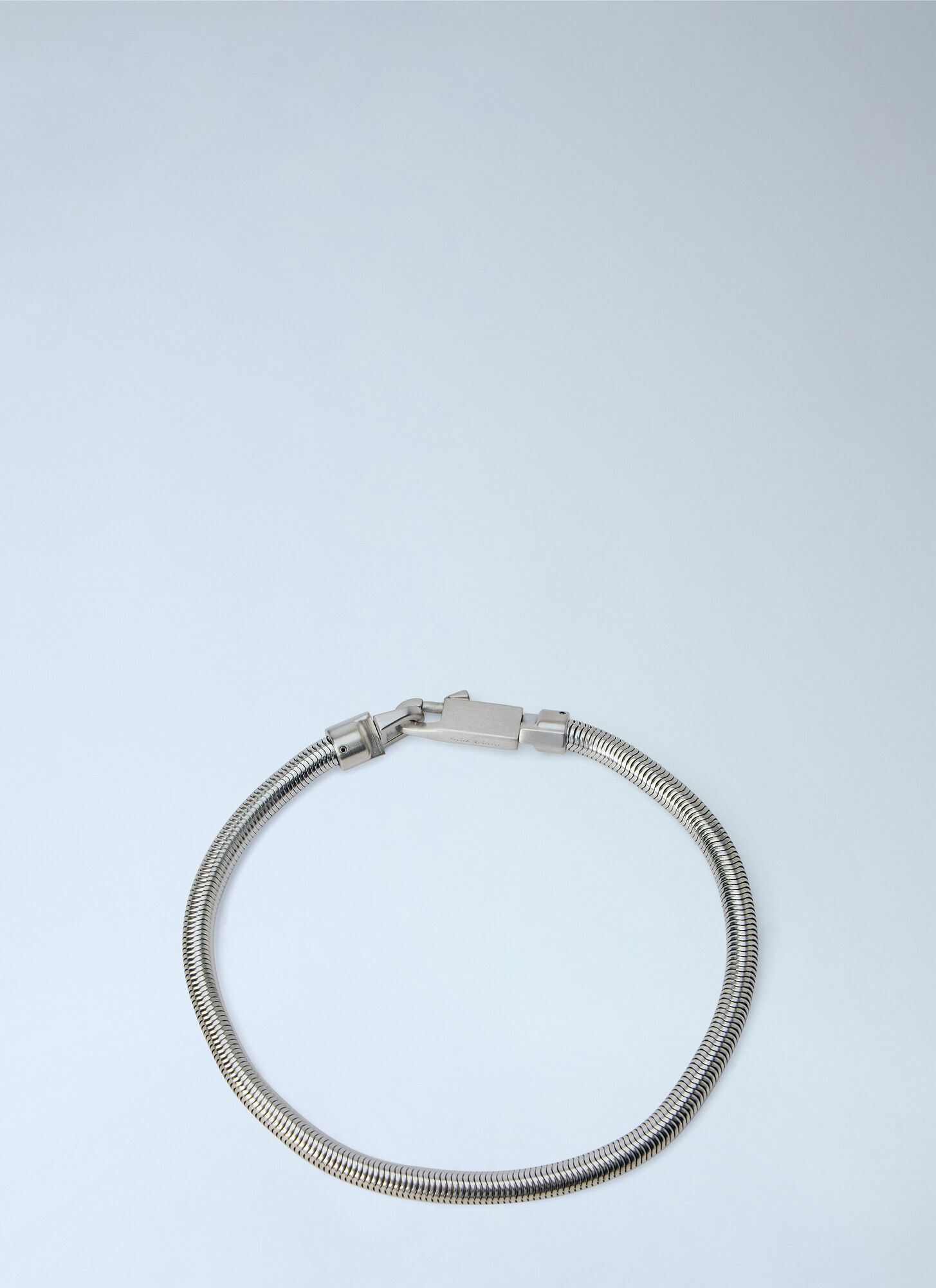 Rick Owens Women's Silver Snake Necklace - Woman Jewellery S