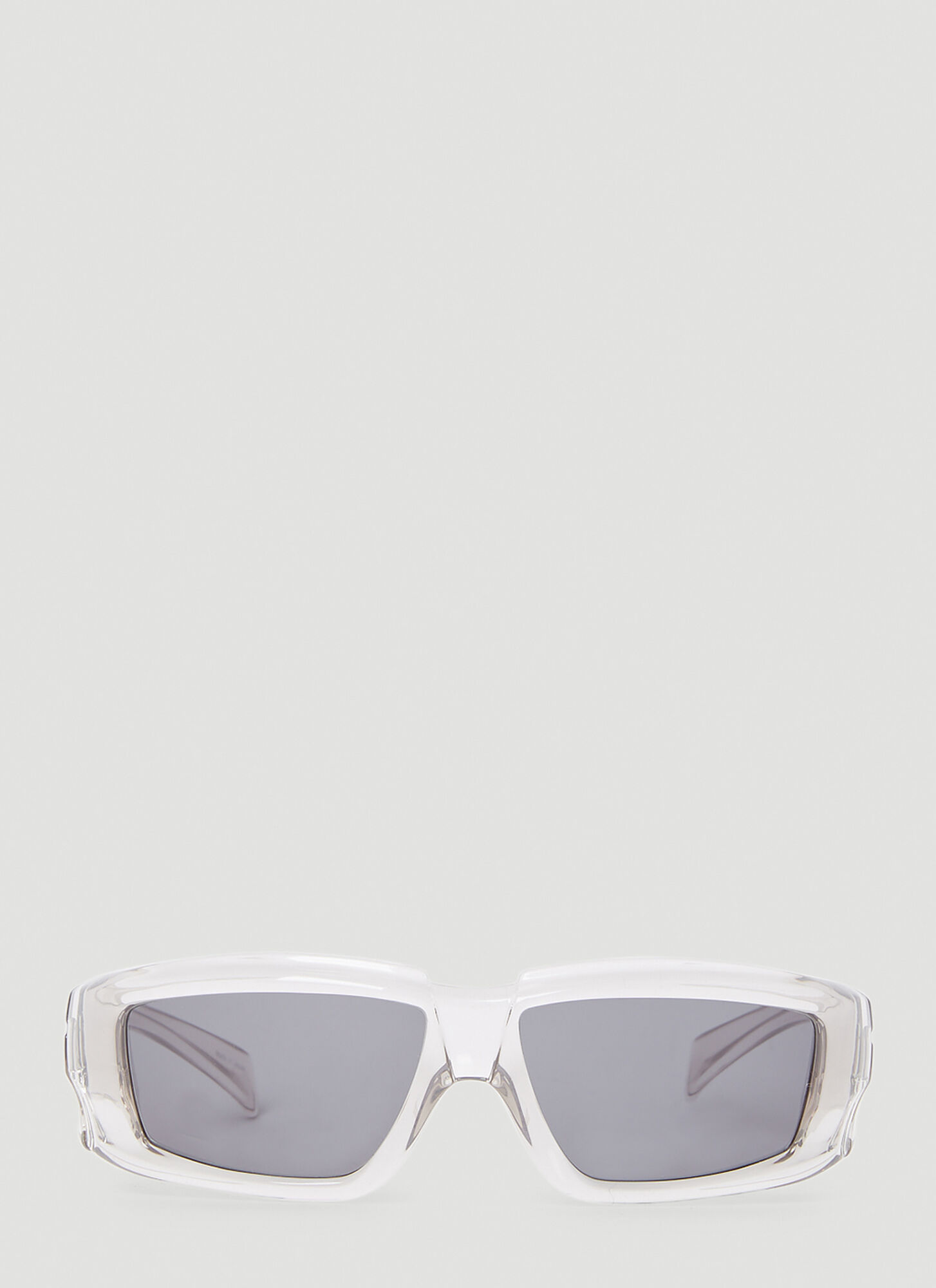 Rick Owens Rectangular Sunglasses In Grey