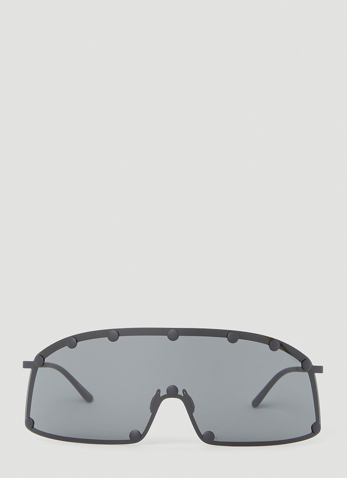 Rick Owens Unisex Black Shielding Sunglasses - Sunglasses One Size