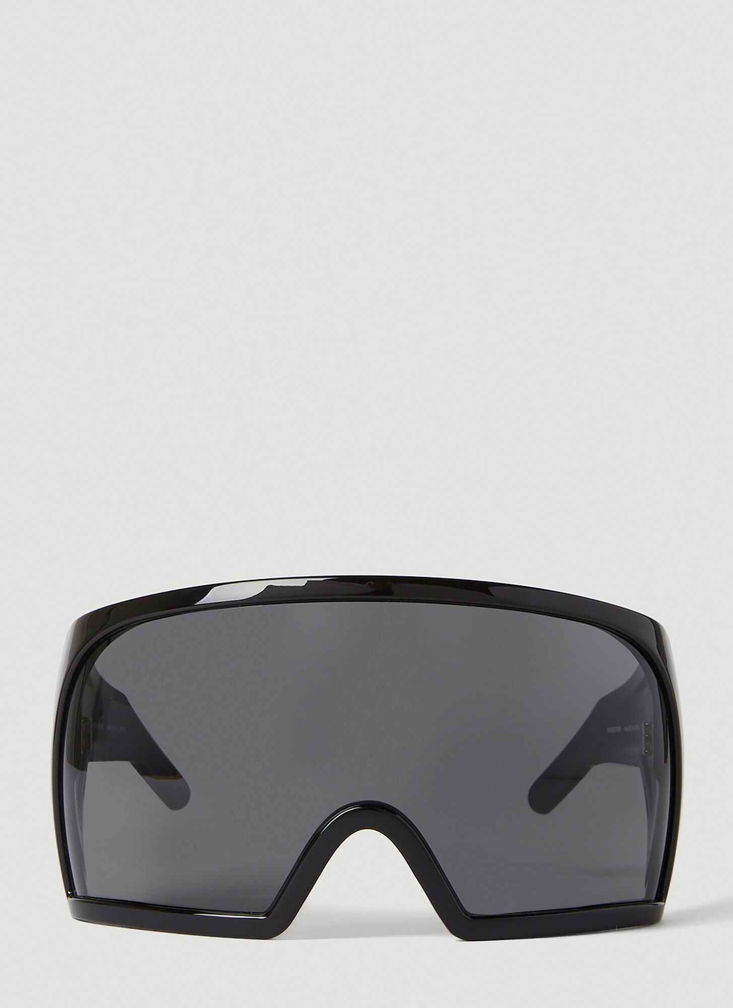 Rick Owens Unisex Black Kriester Mask Sunglasses - Sunglasses One Size