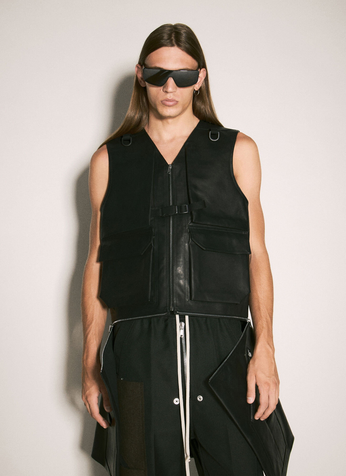 Rick Owens Rick Owens Performa Sunglasses -  Sunglasses Black One Size　Rick Owens Performa サングラス - サングラス ブラック フリー サイズ
