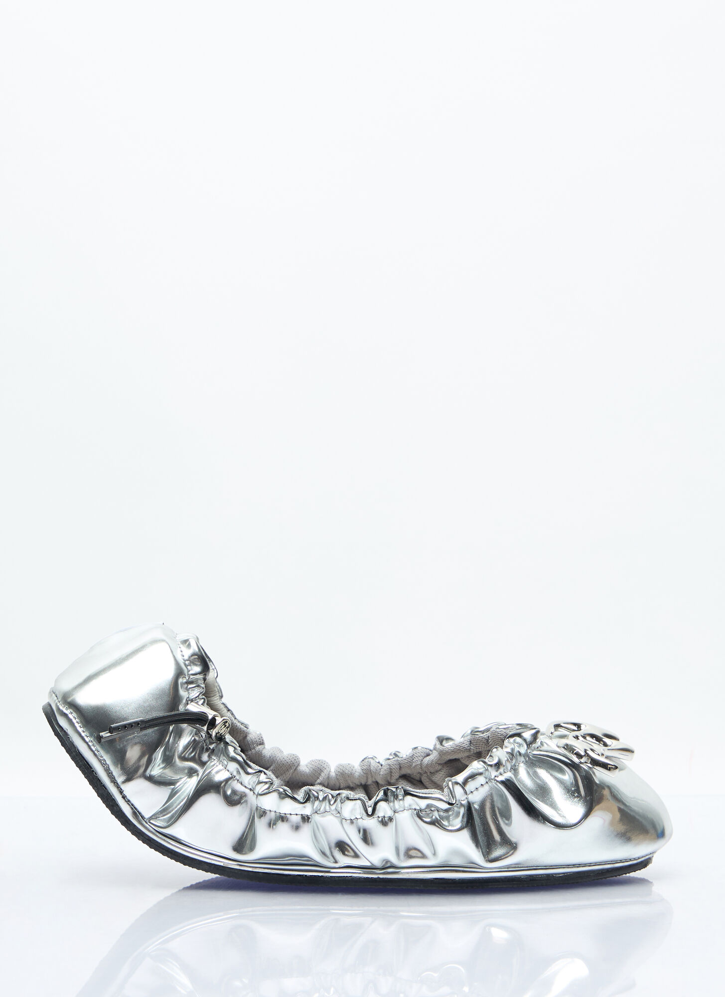 Rombaut Aura Ballerina Flats In Silver