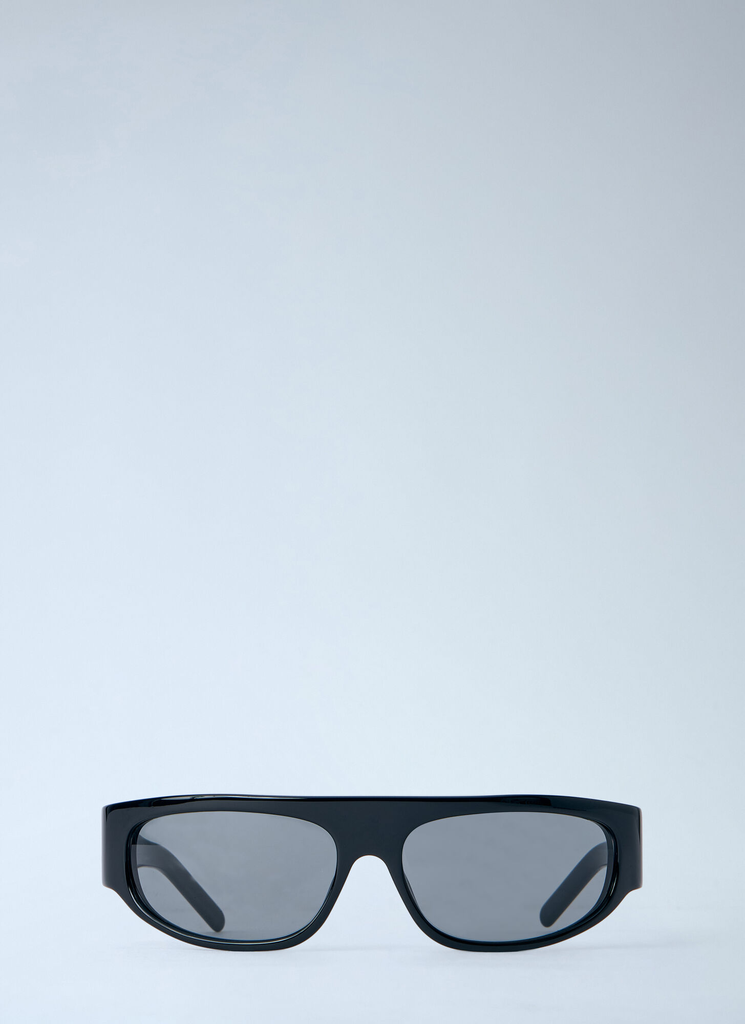 Retrosuperfuture X Mm6 Unisex Black Rectangular Frame Sunglasses - Sunglasses One Size