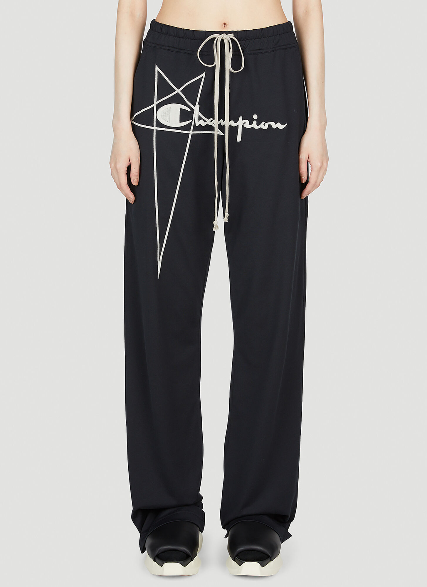 Rick Owens X Champion Dietrich Drawstring 219246 In Black