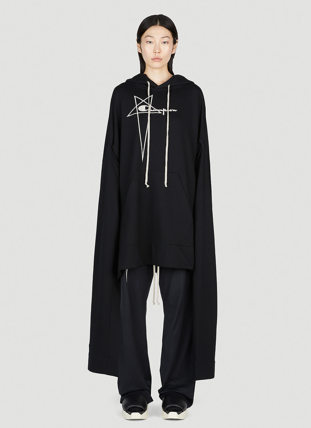 Rick Owens X Champion Flyproof Tunic 219402 In Black