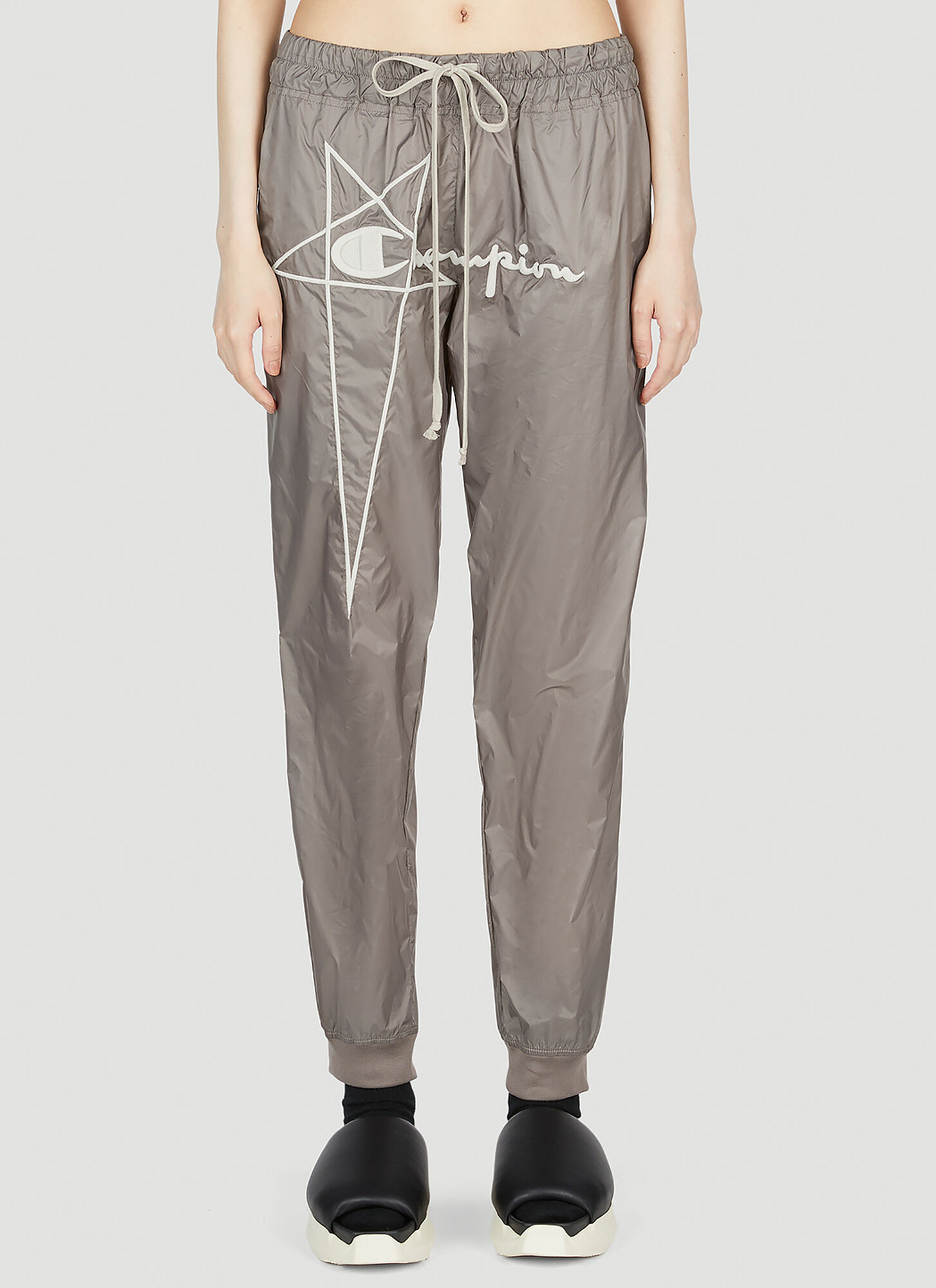 Rick Owens X Champion Joggers 219241 In Grey