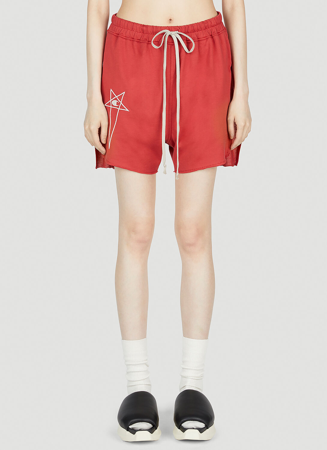 Rick Owens X Champion Dolphin Boxers 219236 In Red
