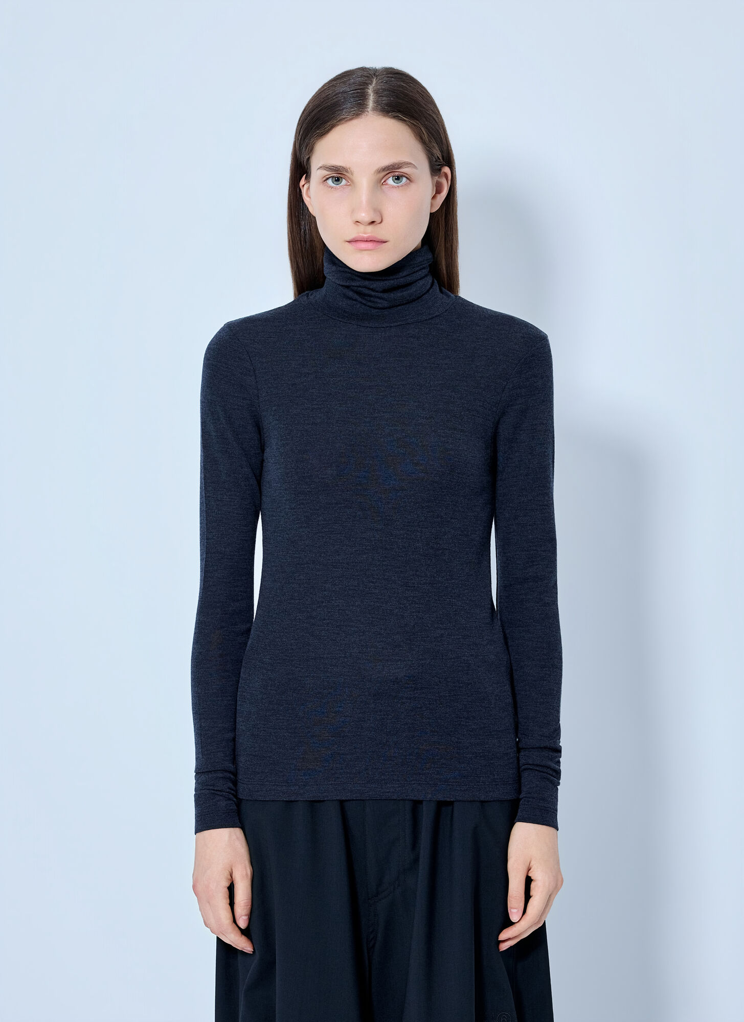 Róhe Women's Dark Grey Fine Merino Turtleneck - Woman Tops Fr - 38