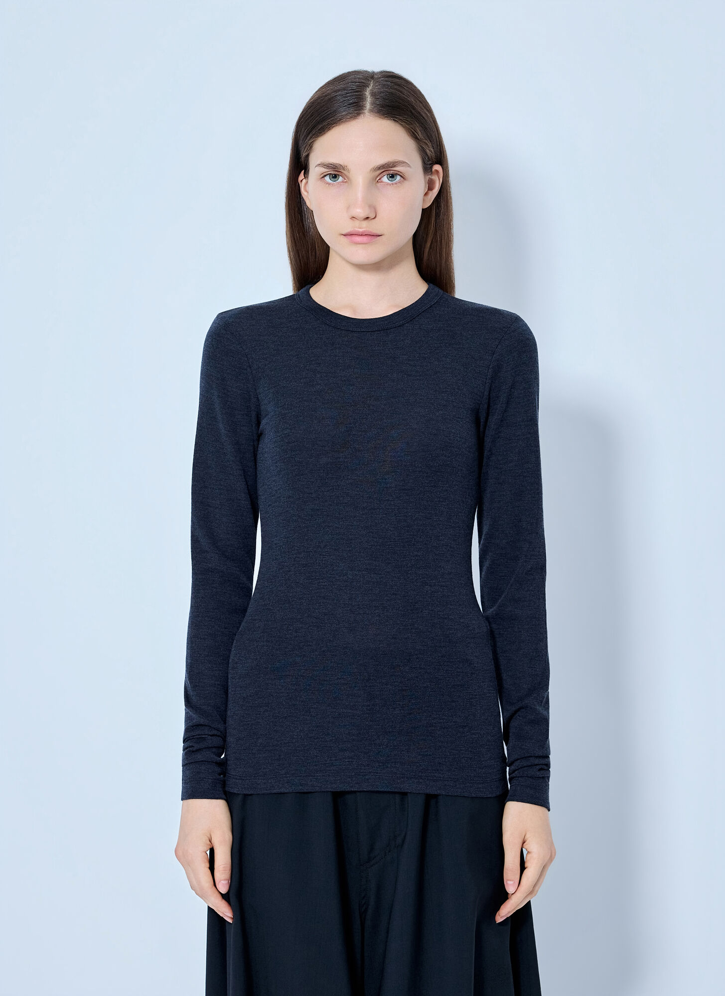 Róhe Women's Dark Grey Fine Merino Long Sleeve Top - Woman Tops Fr - 36