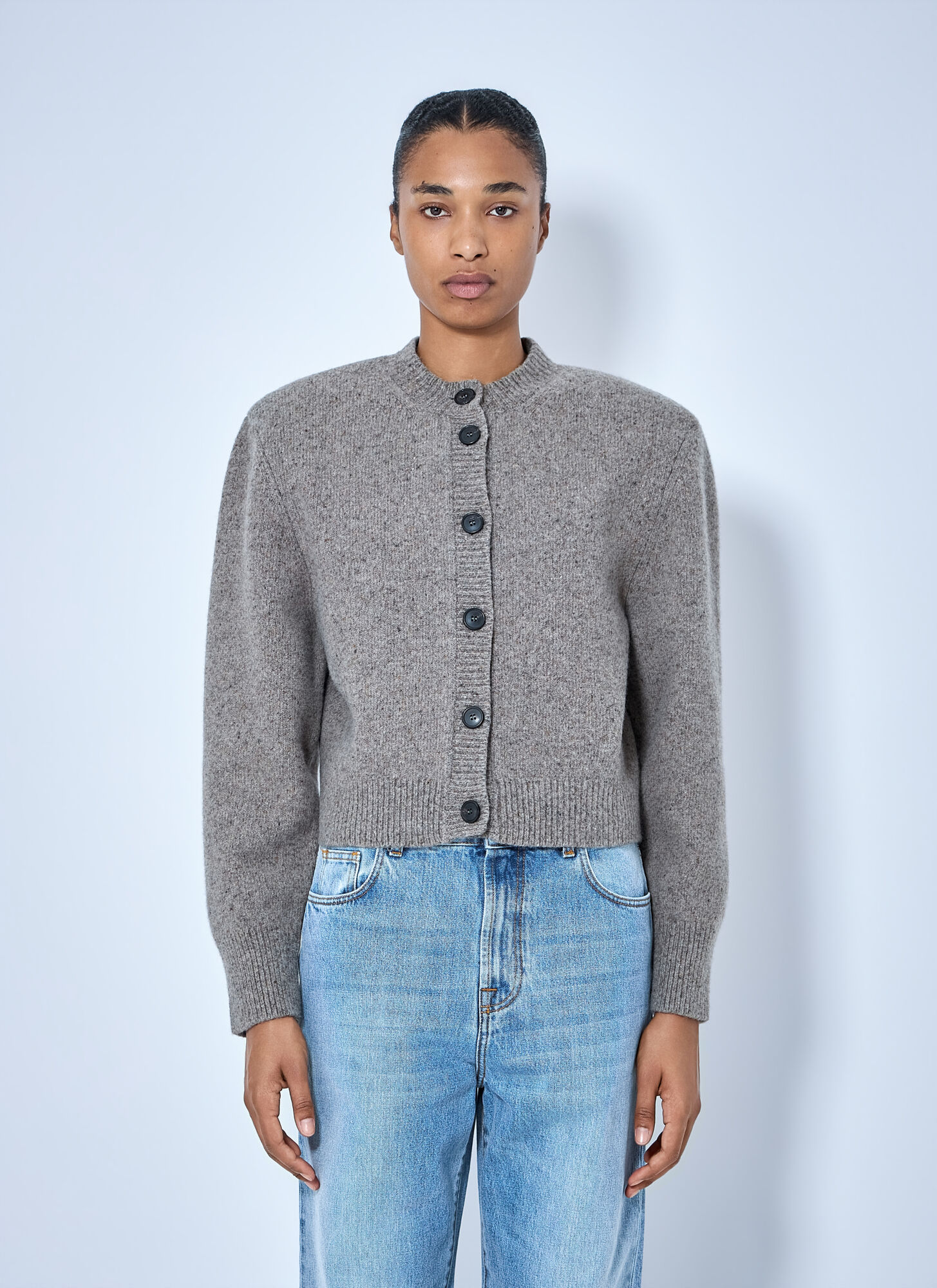 Rohe Donna Róhe Cardigan In Lana Grigio It Taglia 42- Mytheresa - Immagine 3