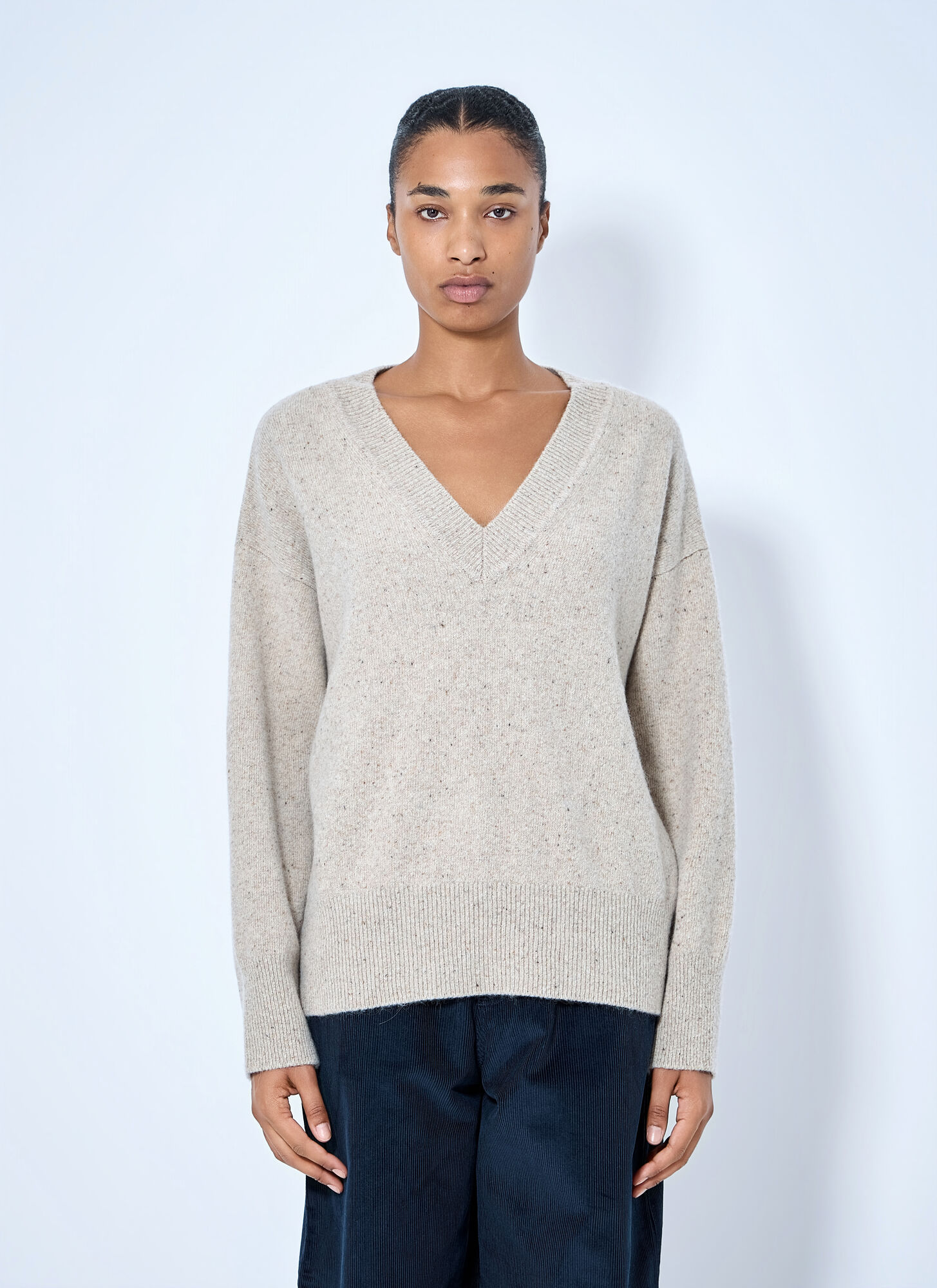 Róhe Women's Beige Classic Mouliné Jumper - Woman Knitwear Fr - 36
