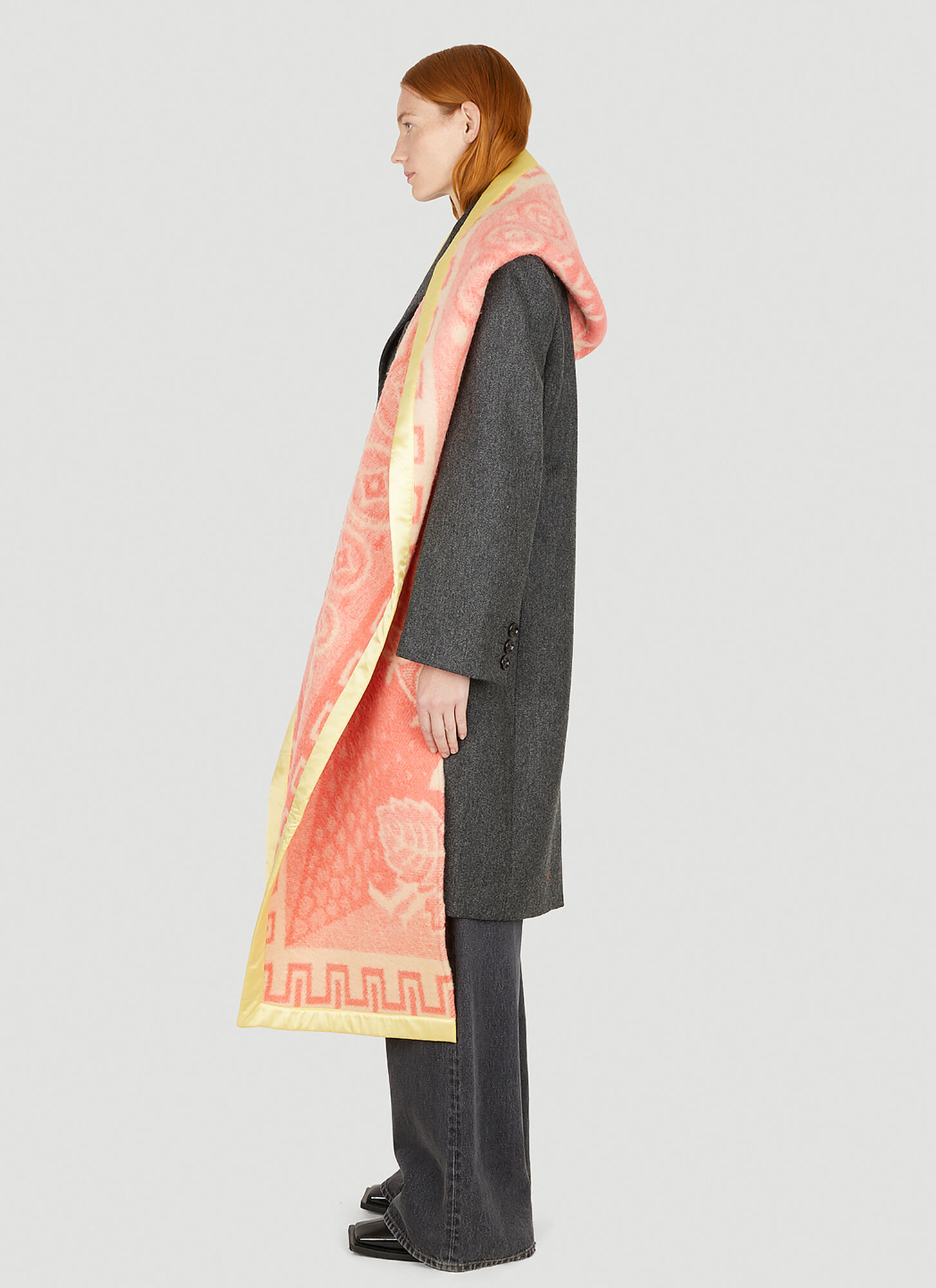 Meryll Rogge Meryll Rogge Blanket Draped Classic Coat - Frau Mäntel Grey Fr - 34 