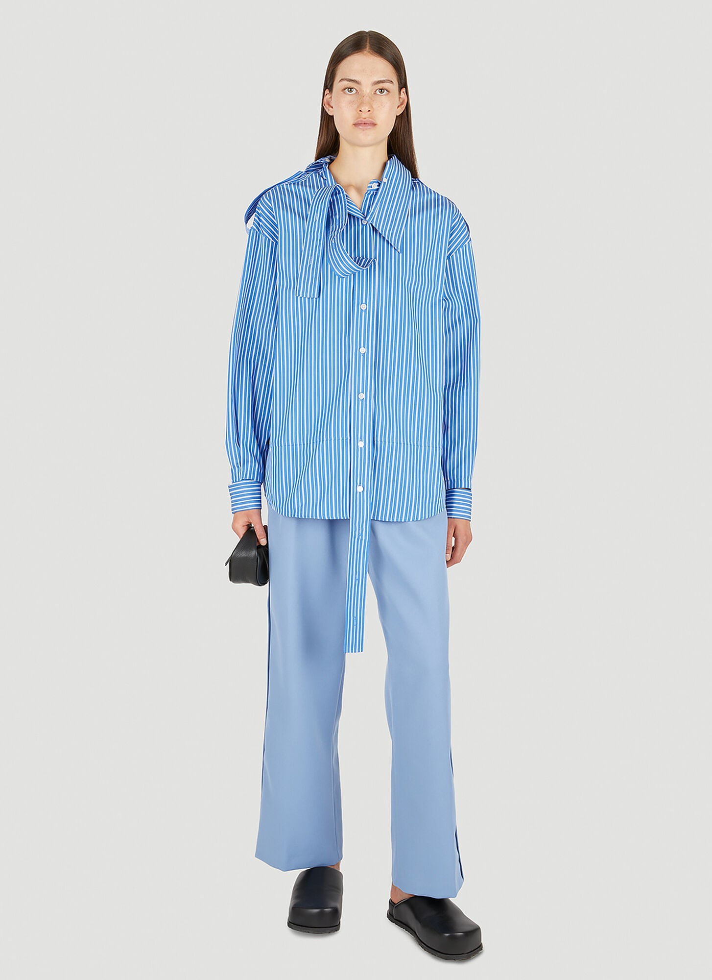  Meryll Rogge Meryll Rogge Front Pleat Pants - Frau Hosen Blue Fr - 36 