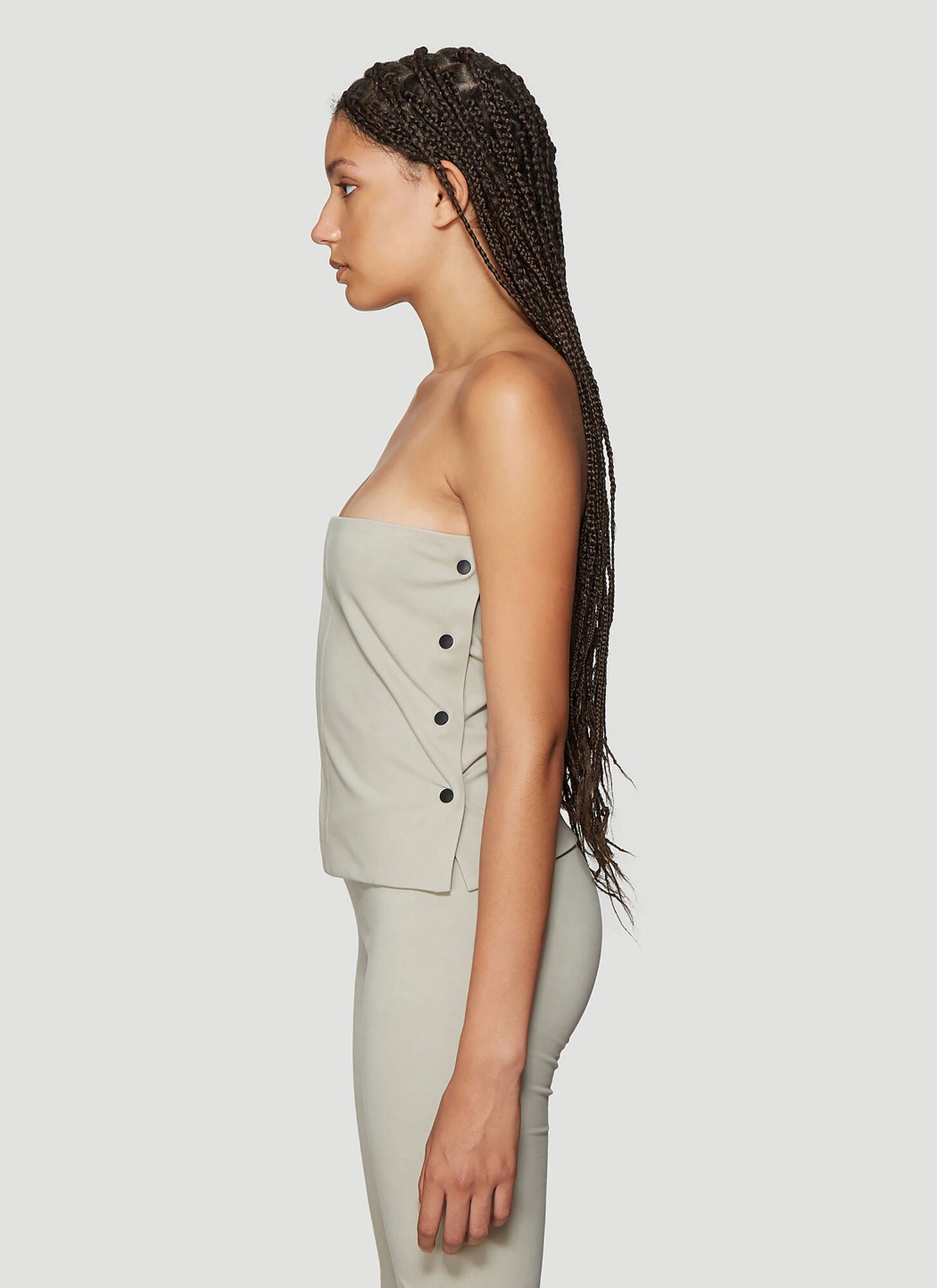  Roni Ilan Roni Ilan Mud Dyed Top - Frau Tops Beige L 