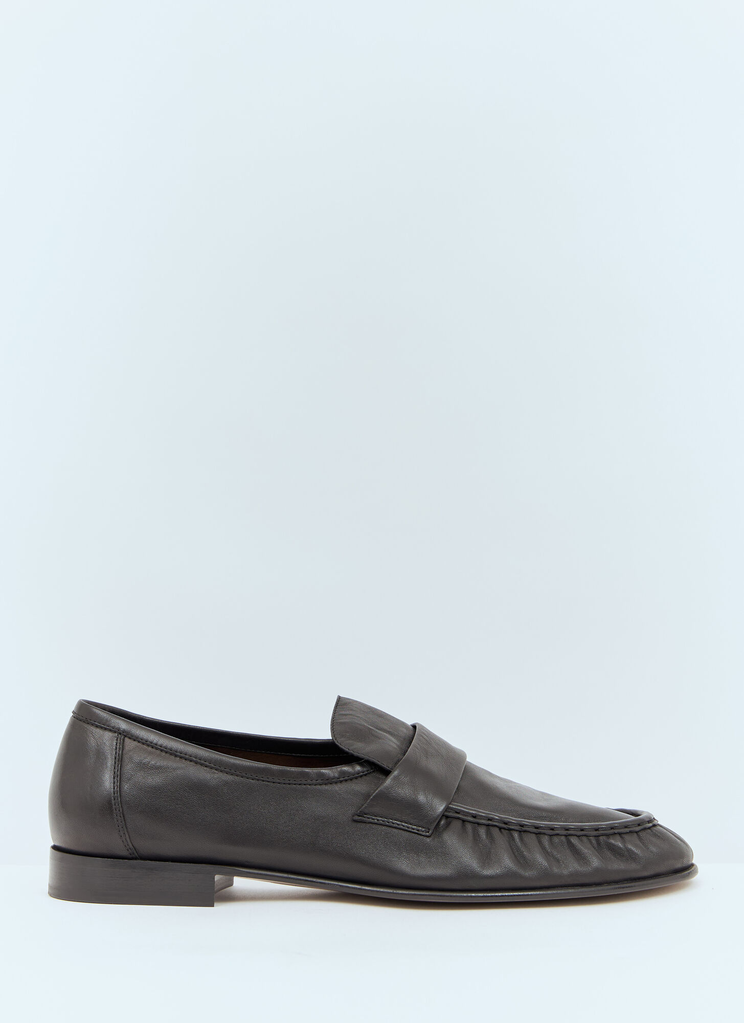 The Row Men's Black Soft Loafers - Man Loafers Eu - 40