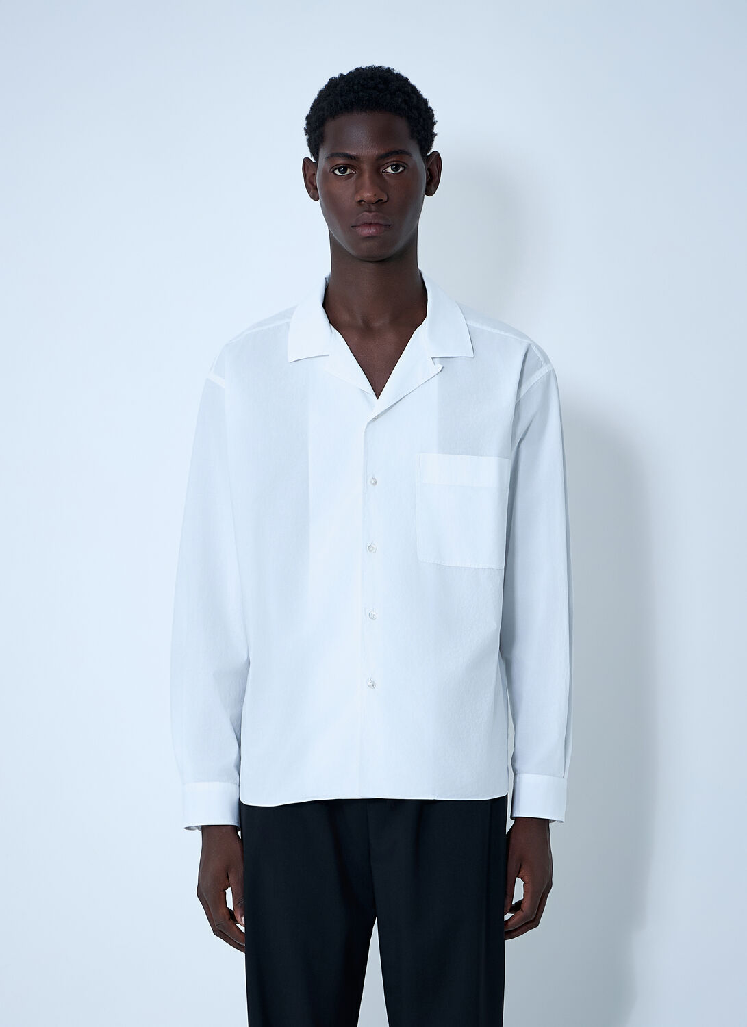 The Row Elijas Shirt In White