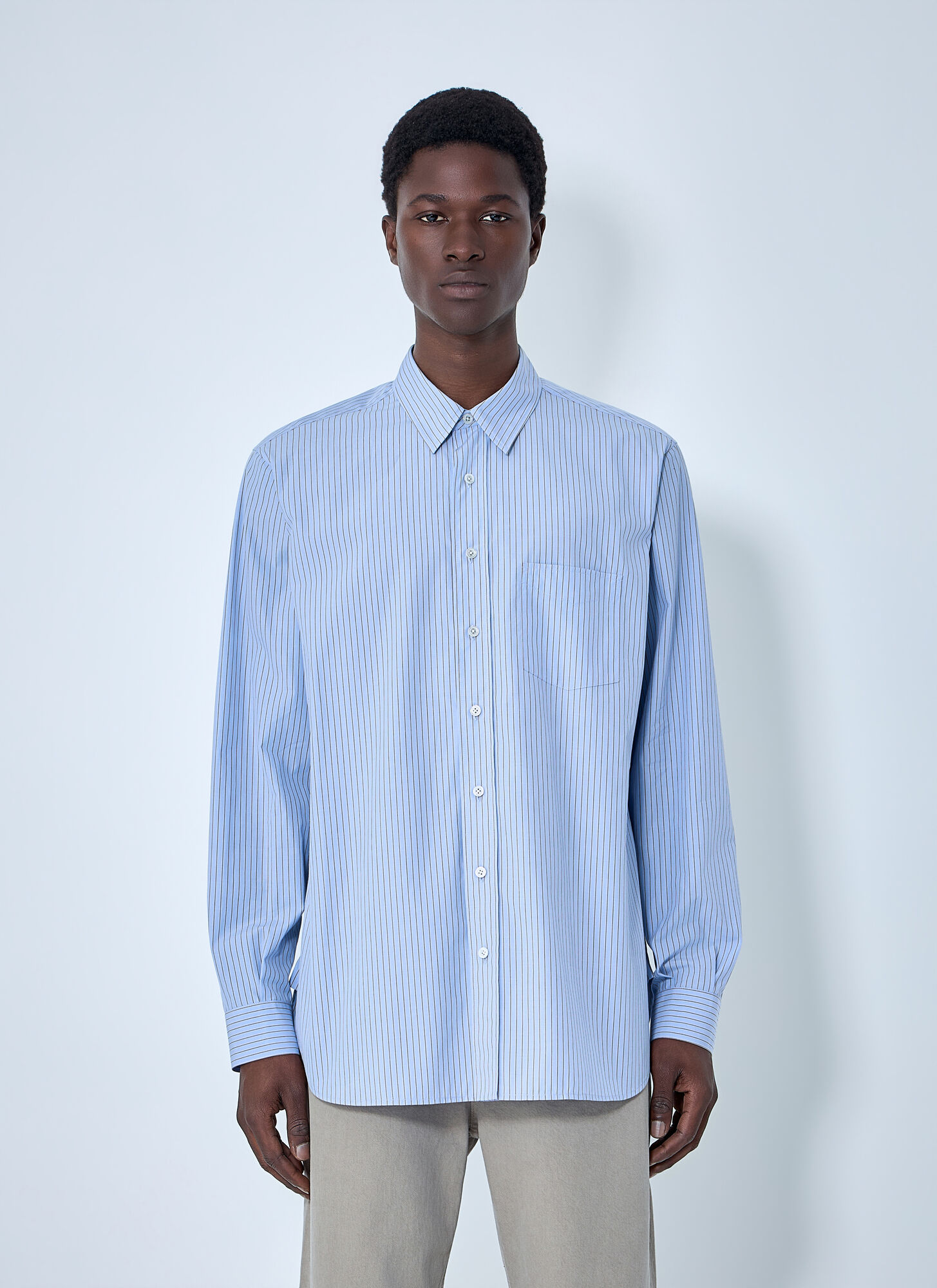 The Row Men's Blue Kardiff Shirt - Man Shirts M