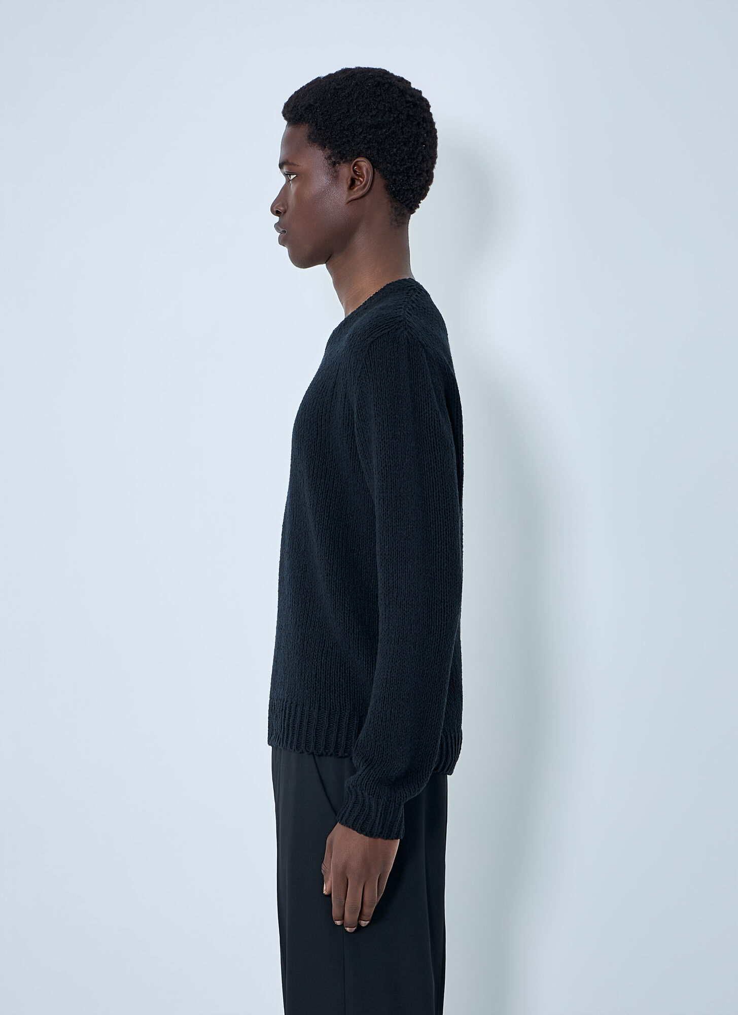  The Row The Row Laing Sweater - Mann Strick Black L 
