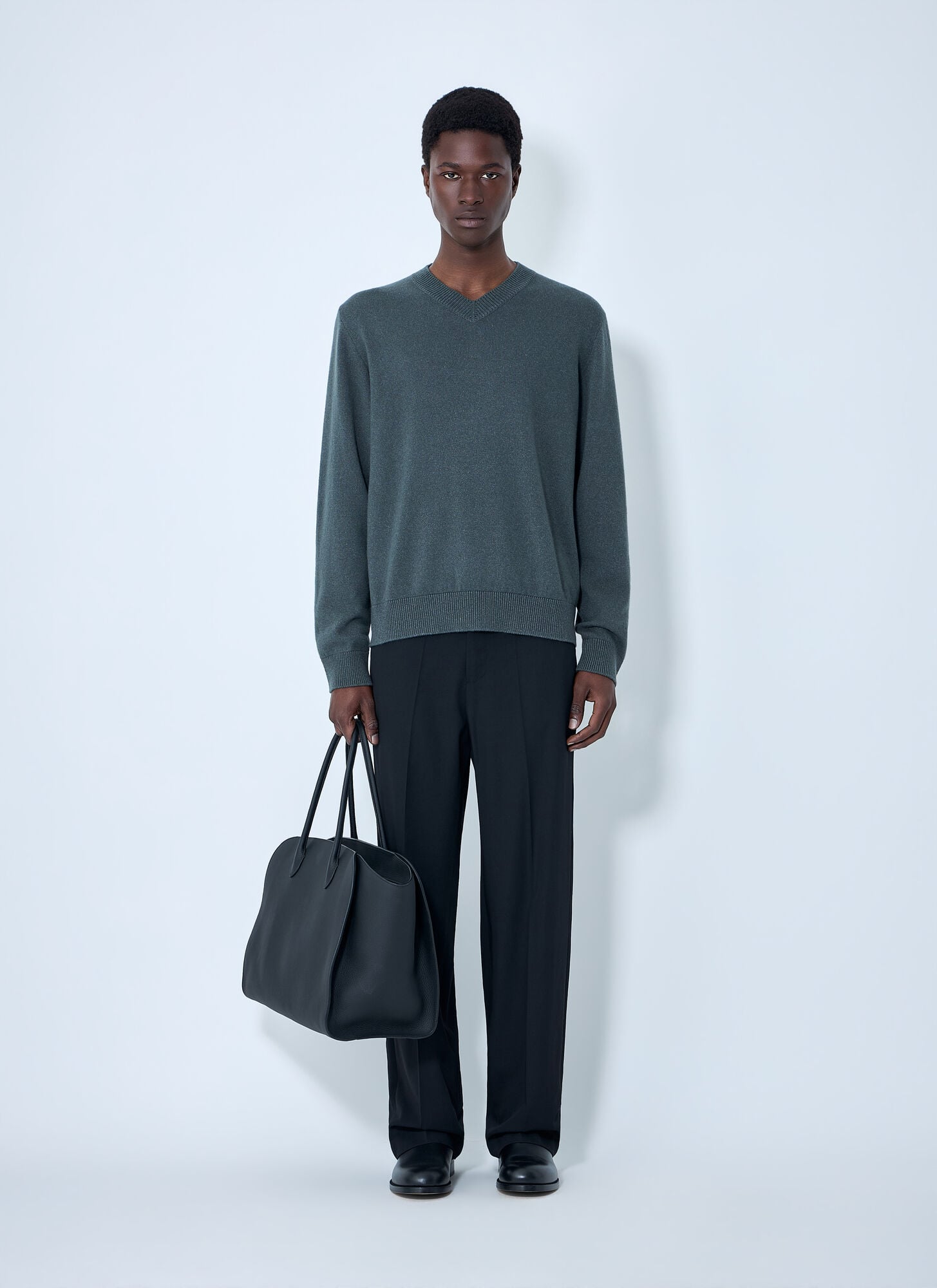  The Row The Row Memphis Sweater - Mann Strick Grey L 